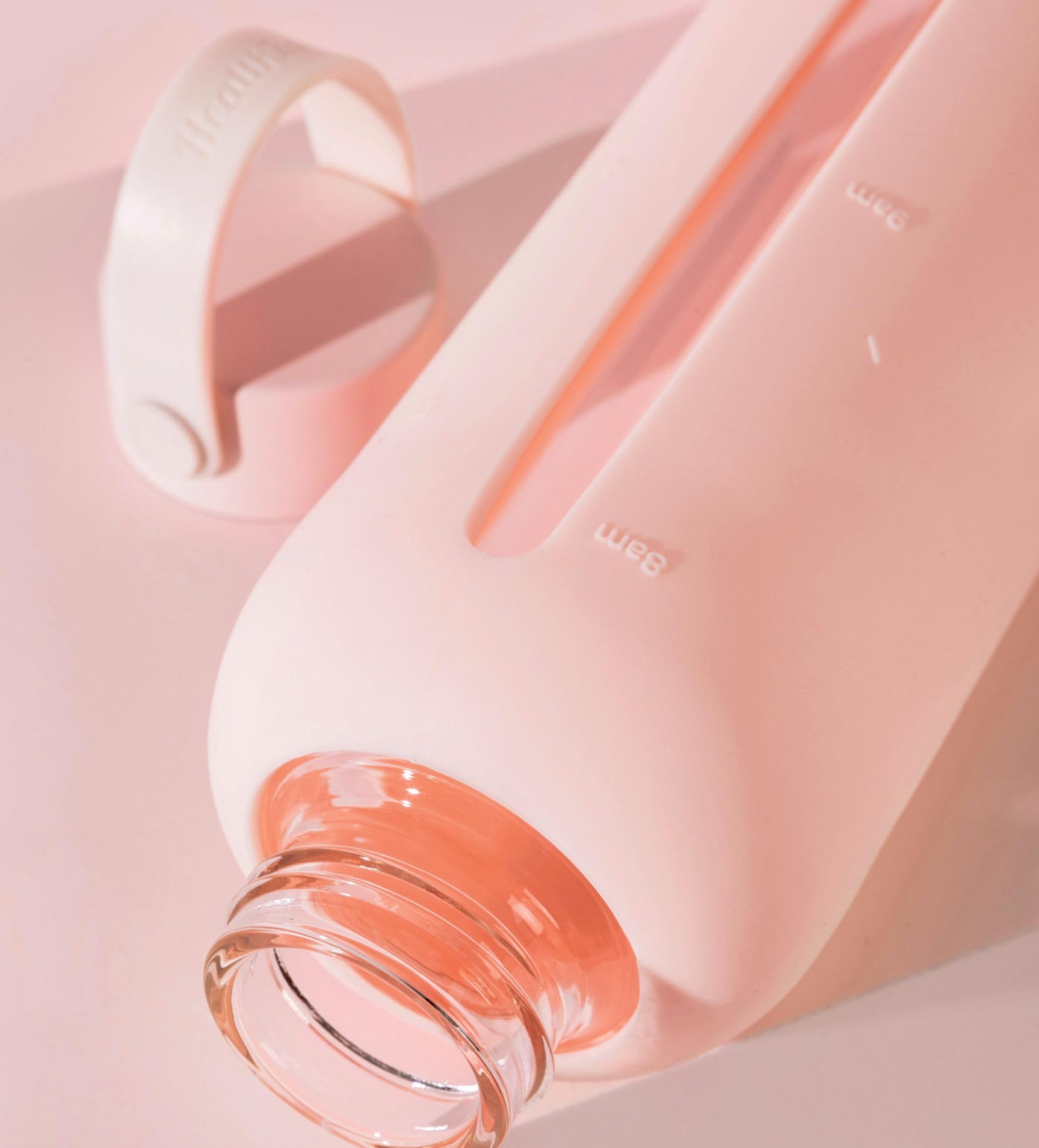 Premium Glass Water Bottle with Silicone Sleeve - BPA Free, Leak Proof, Eco-Friendly Reusable Bottle for Gym, Office, Hiking & Travel