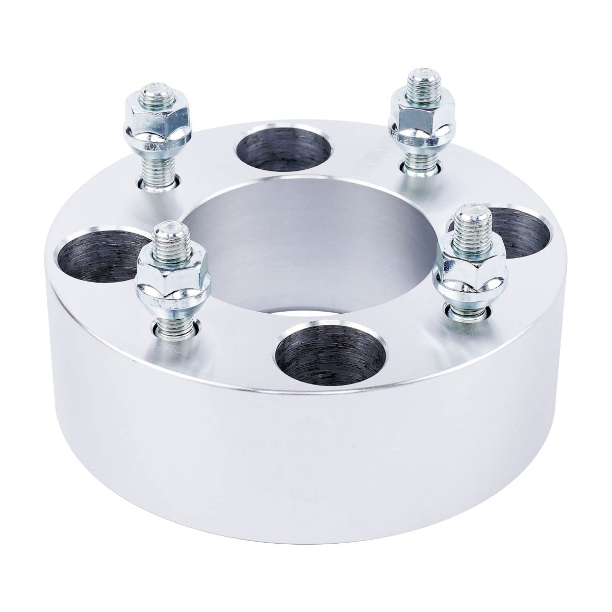 DCVAMOUS 4PC 2-Inch ATV/UTV Wheel Spacers Kit (4x156 Bolt Pattern) with 12x1.5 Studs & 131mm Center Bore - Compatible with Polaris 4-Lug Models: 2013-2021 Ranger, 2014-2021 RZR XP 1000, 2015-2021 RZR - Off-Road Vehicle Accessories for Enhanced Stability & Traction