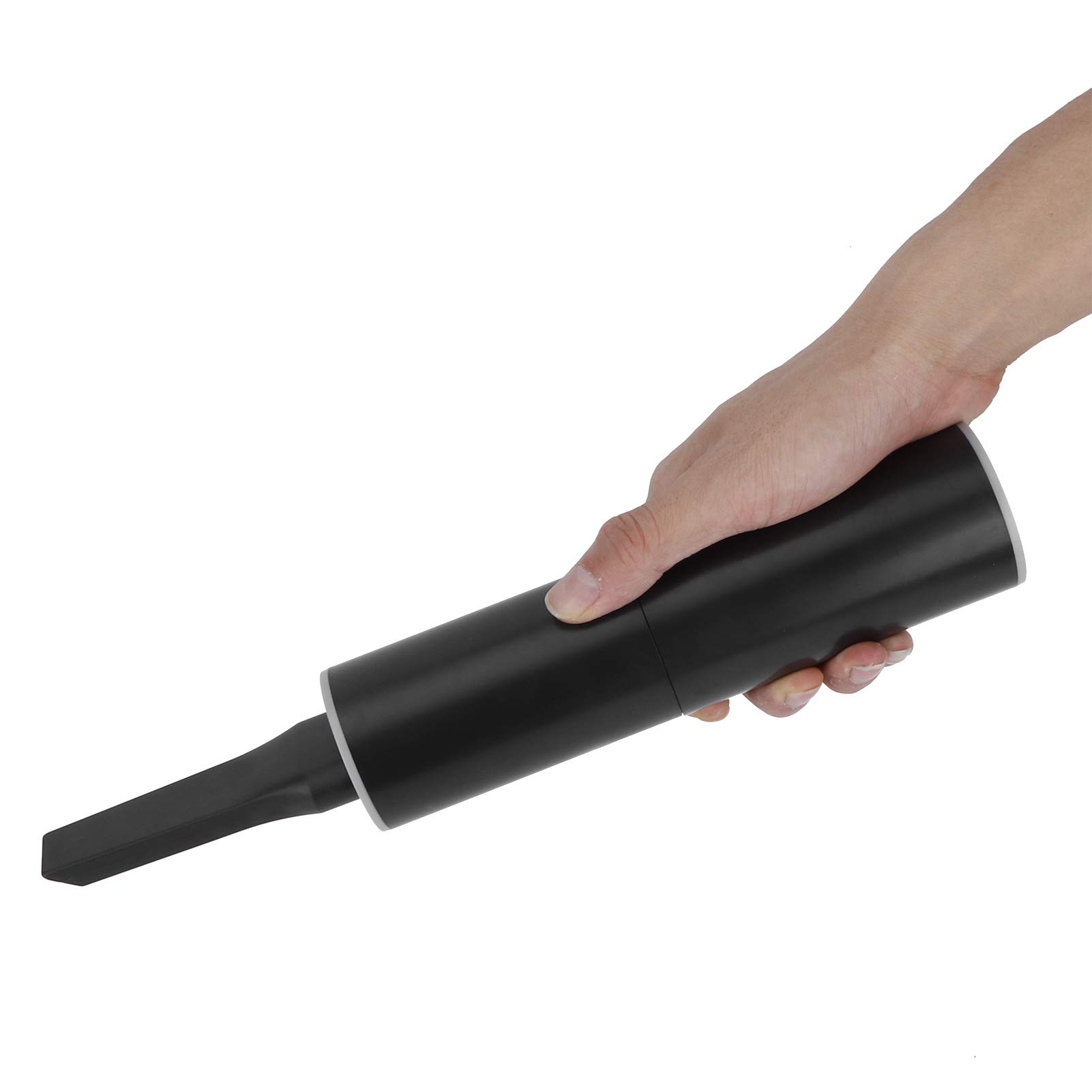Mini Handheld Vacuum Cleaner with Brush - Lightweight Plug-in Corded Desk Vacuum for Car, Room, Computer (Black) | Perfect for Home, Office & Vehicle Cleaning
