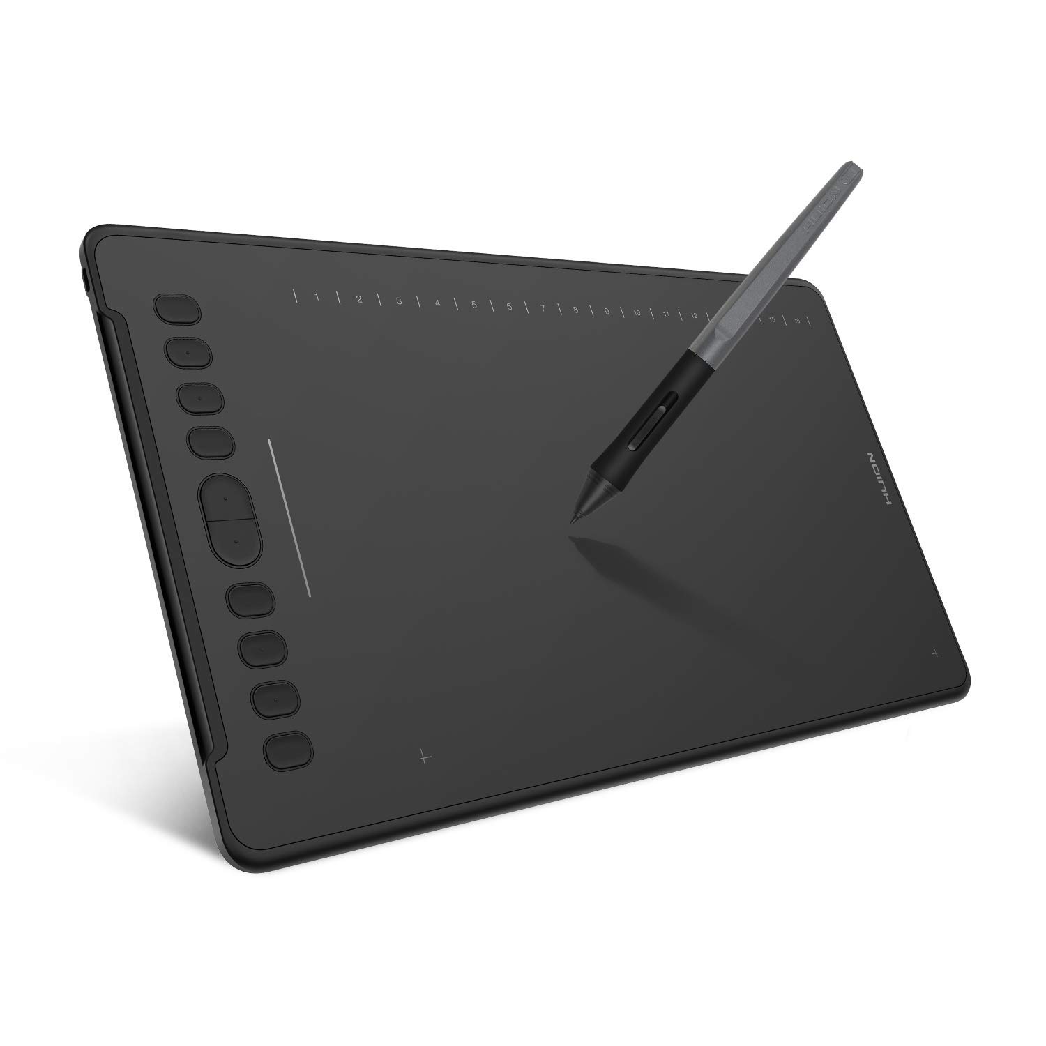 HUION Inspiroy H1161 Graphics Drawing Tablet with 8192 Pressure Levels, Battery-Free Stylus & 10 Shortcut Keys - Compatible with Android, Windows, Mac | Perfect for Digital Art, Animation & Graphic Design