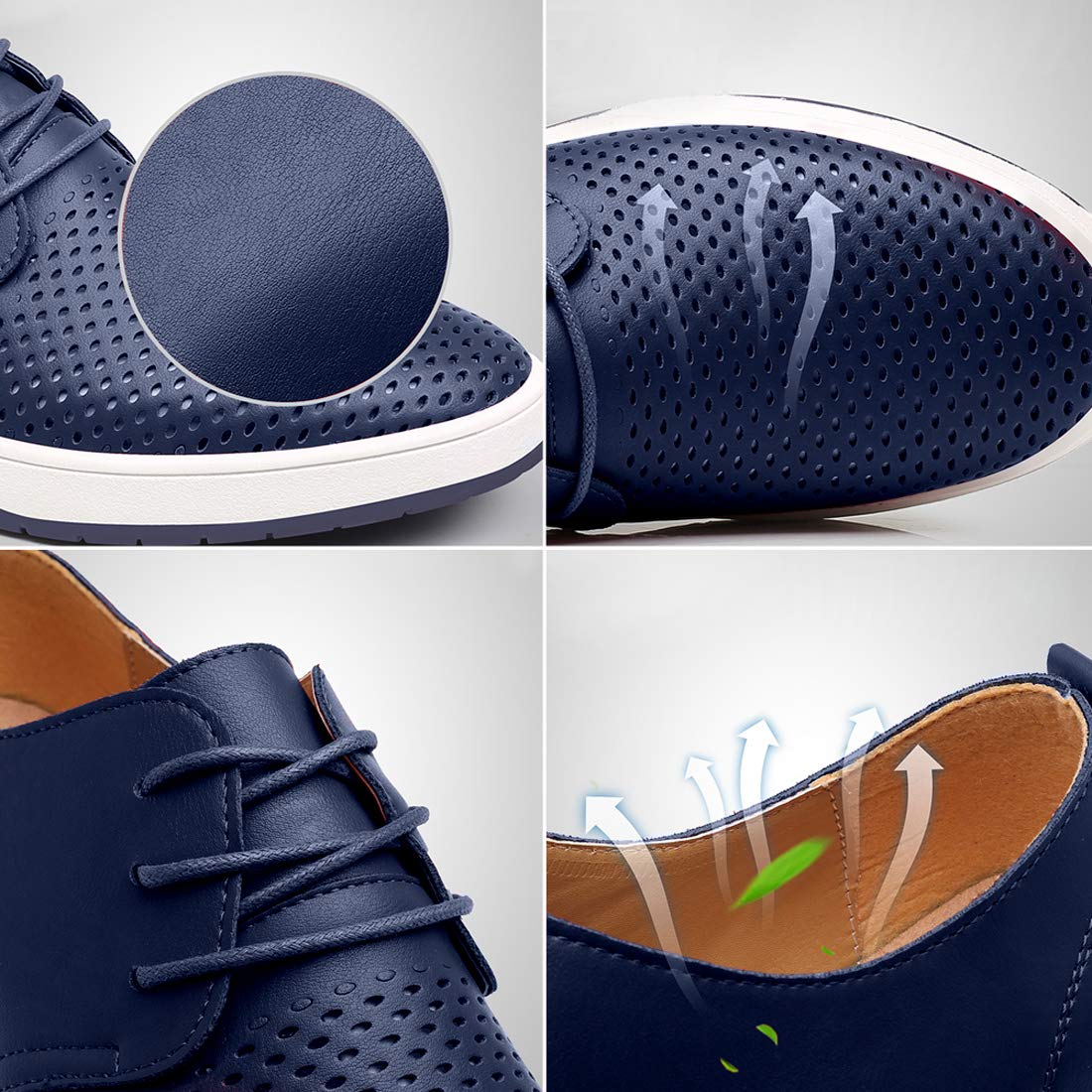 Men's Oxford Dress Shoes - Breathable Lace-Up & Slip-On Formal Sneakers for Business Casual Wear | Office, Wedding & Special Occasion Footwear