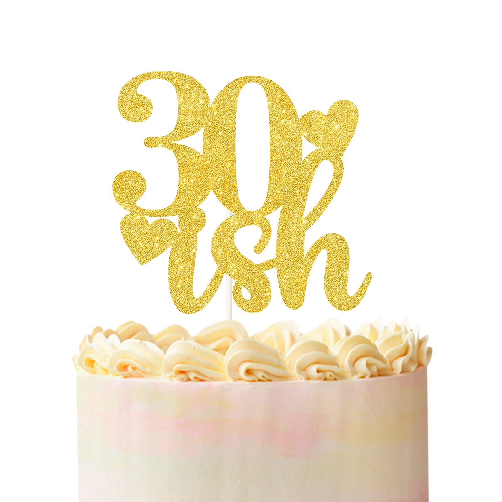30th Birthday Cake Topper - Funny 30ish Cake Decor for Anniversary, Vow Renewal & Parties | Perfect for Milestone Celebrations & Special Occasions