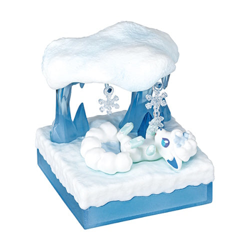 Pokemon World Frozen Snow Field Re-Ment 2 Inch Mini Figure - Cute Collectible Toy for Display, Gift, or Anime Collection (Perfect for Home Decor, Office Desk, or Pokemon Fan Gifts)