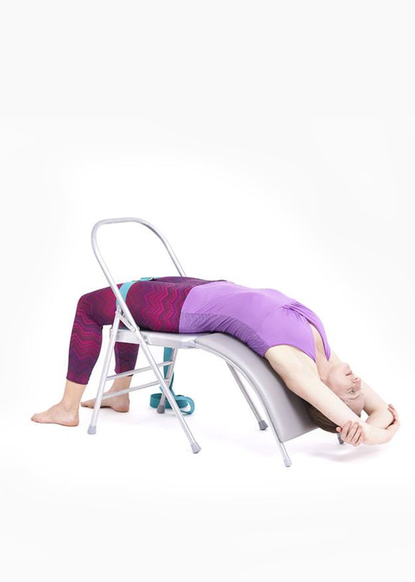Premium Yoga Studio Back Bender - Adjustable Yoga Chair Support for Deep Stretching & Spinal Flexibility | Perfect for Home Yoga Practice, Studio Sessions & Rehabilitation Exercises