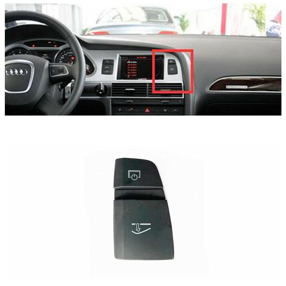 Original Glove Box & LCD Display Switch Button 4LD927227B - Compatible with Audi A6 C6 (2009-2010-2011 Models) | Dashboard Control Replacement Part for Interior Lighting & Display Adjustment