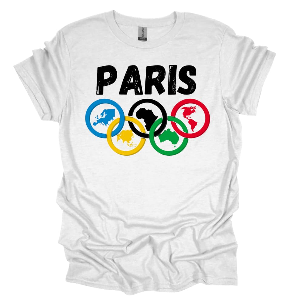 Paris Summer Rings Olympic T-Shirts - Canada Olympic Games Apparel & Clothing for Fans, Athletes & Supporters