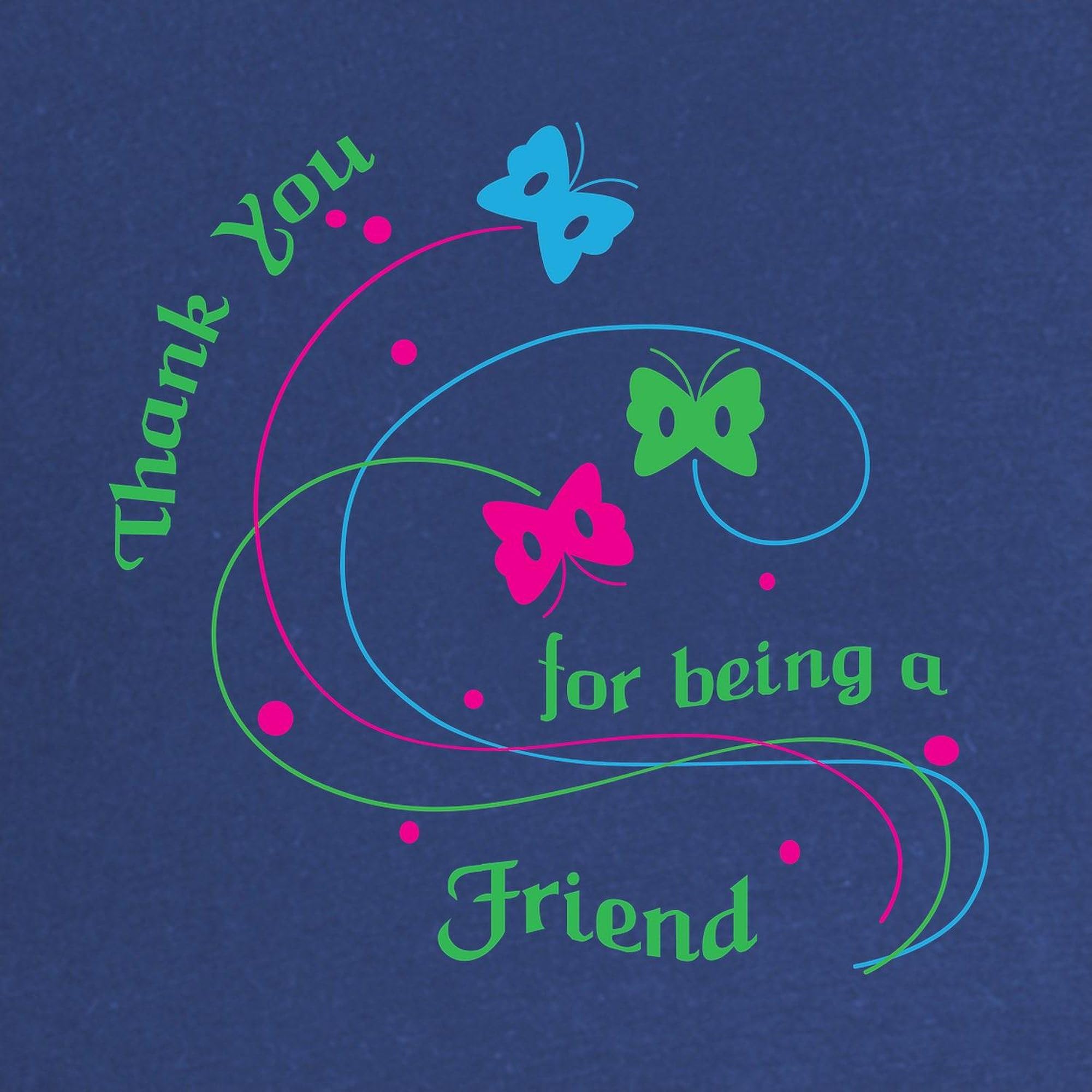 Thanks for Being A Friend Maternity T-Shirt - Women's Ruched Side Pregnancy Shirt for Baby Showers & Maternity Photos | Comfortable & Stylish