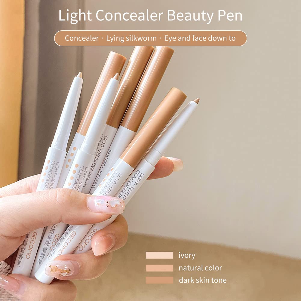 Professional Quick-Fix Concealer Pencil - Full Coverage Makeup Stick for Face & Body, Scar & Blemish Concealer, Contouring Pen | Perfect for Daily Makeup, Photo Shoots & Special Occasions
