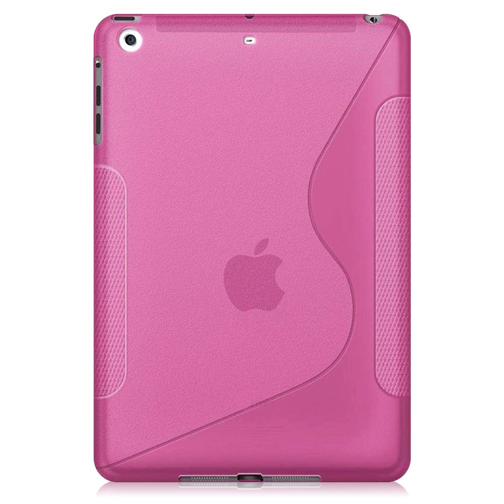 Naztech TPU Protective Case for Apple iPad Air - Slim Fit Skin Cover with Retail Packaging - Hot Pink - Perfect for School, Work, and Travel