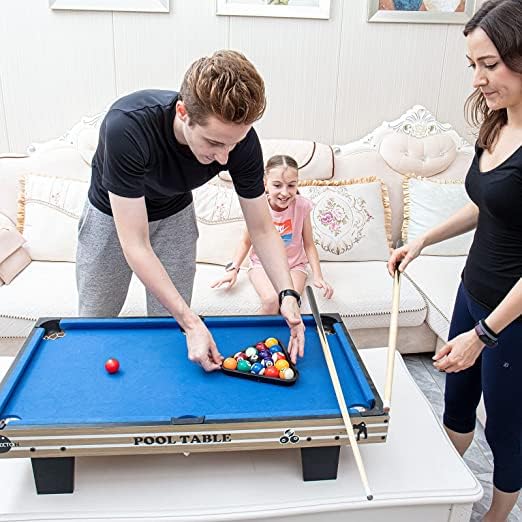Mini Billiard Balls Set - 1.5 Inch Compact Pool Balls for Travel, Kids, and Tabletop Games