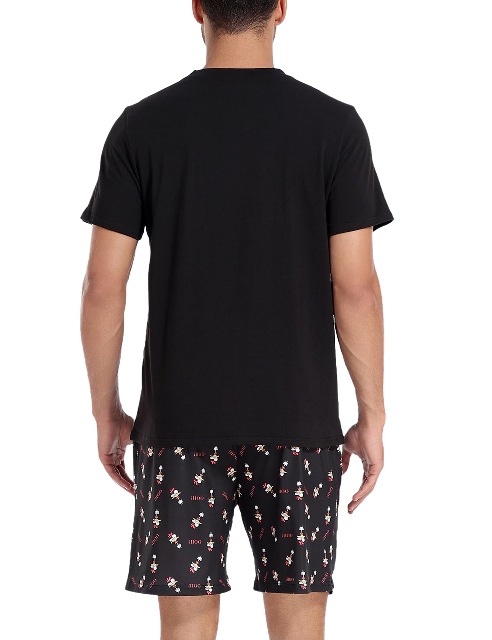 **Men's Cotton Pajama Set - Soft V-Neck Sleepwear with Pockets for Lounge & Relaxation at Home**