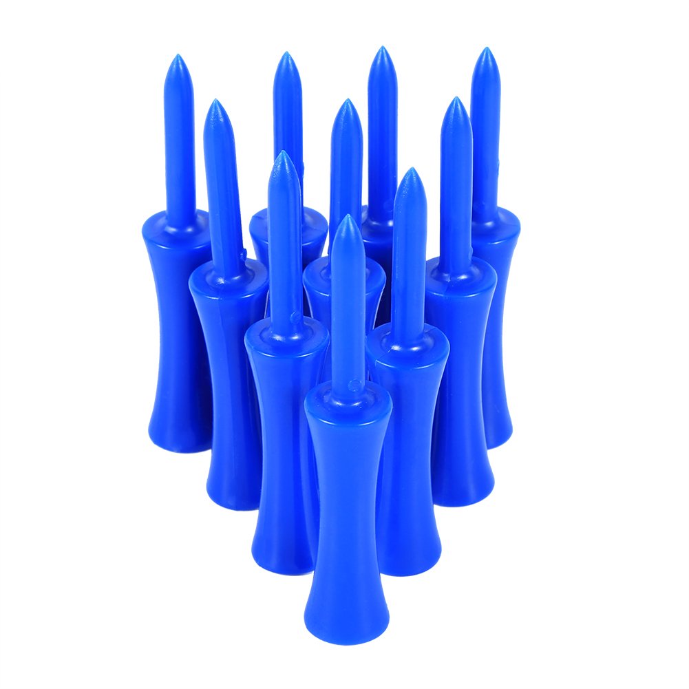 100 Pcs Plastic Step Down Golf Tees - Durable Golf Accessories for Driving Range & Course Practice | Perfect for Beginners & Pro Golfers (Outdoor Sports Equipment)