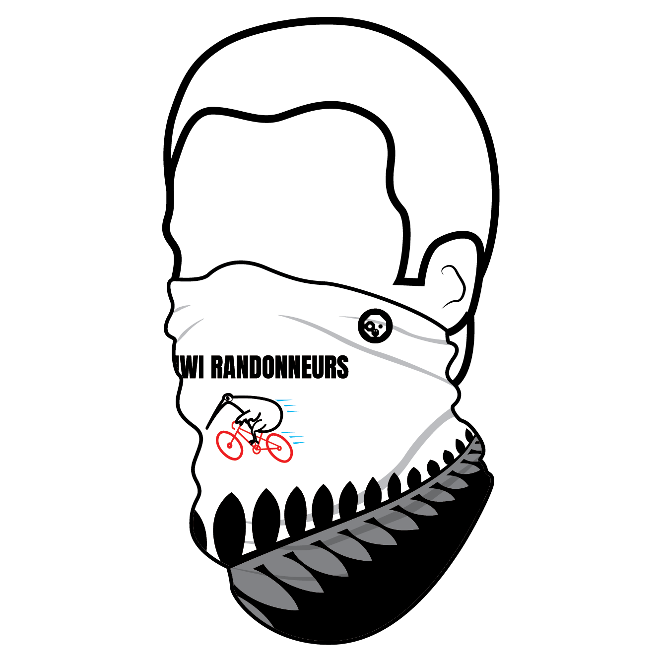 Kiwi Randonneers Headwear - Lightweight UV Protection Neck Gaiter & Headband for Cycling, Running, Hiking - Multi-Functional Outdoor Sports Accessory