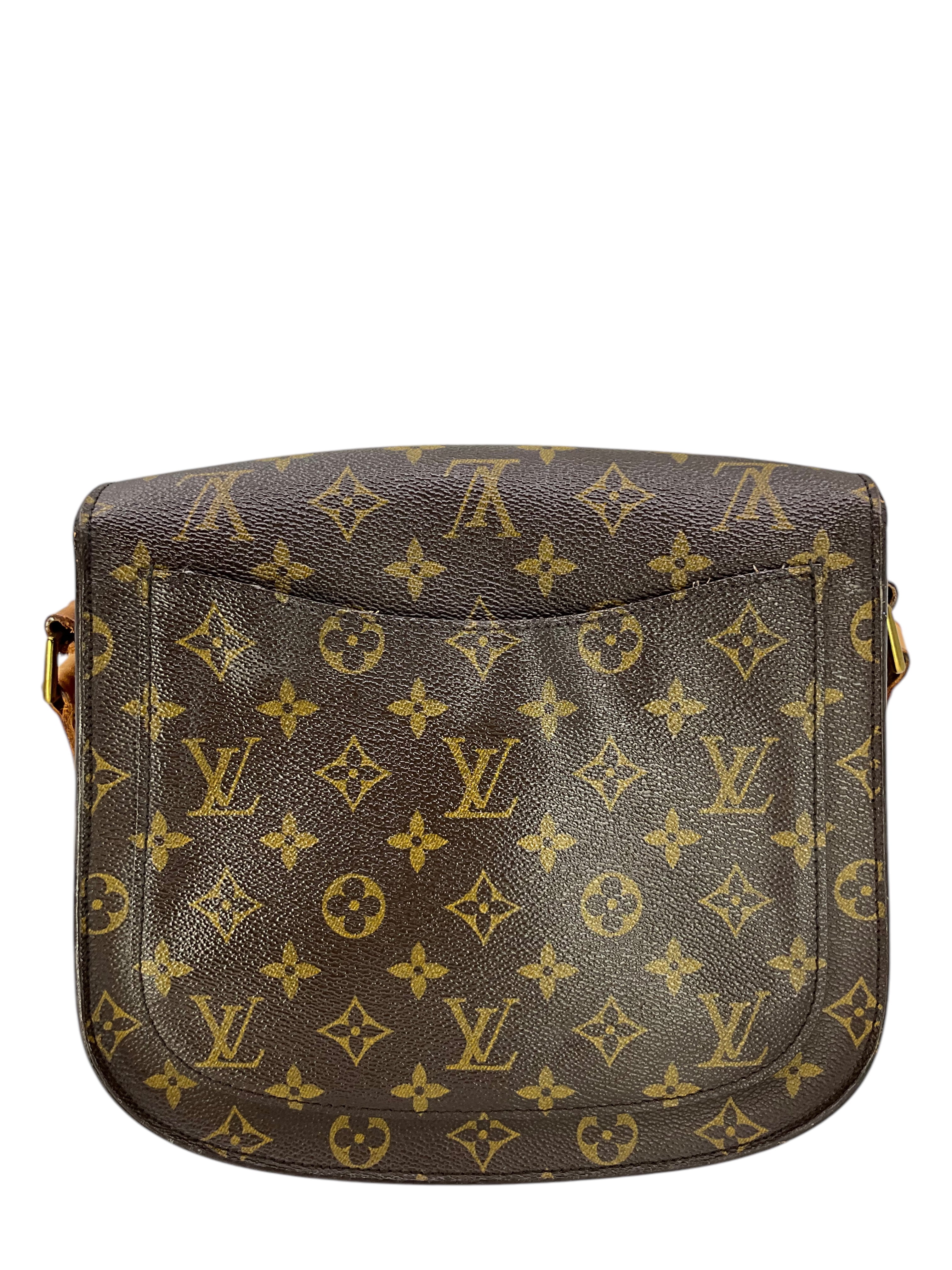 Authentic Louis Vuitton Monogram Saint Cloud MM Crossbody Bag - Luxury Leather Shoulder Bag for Women, Perfect for Travel, Shopping & Daily Use