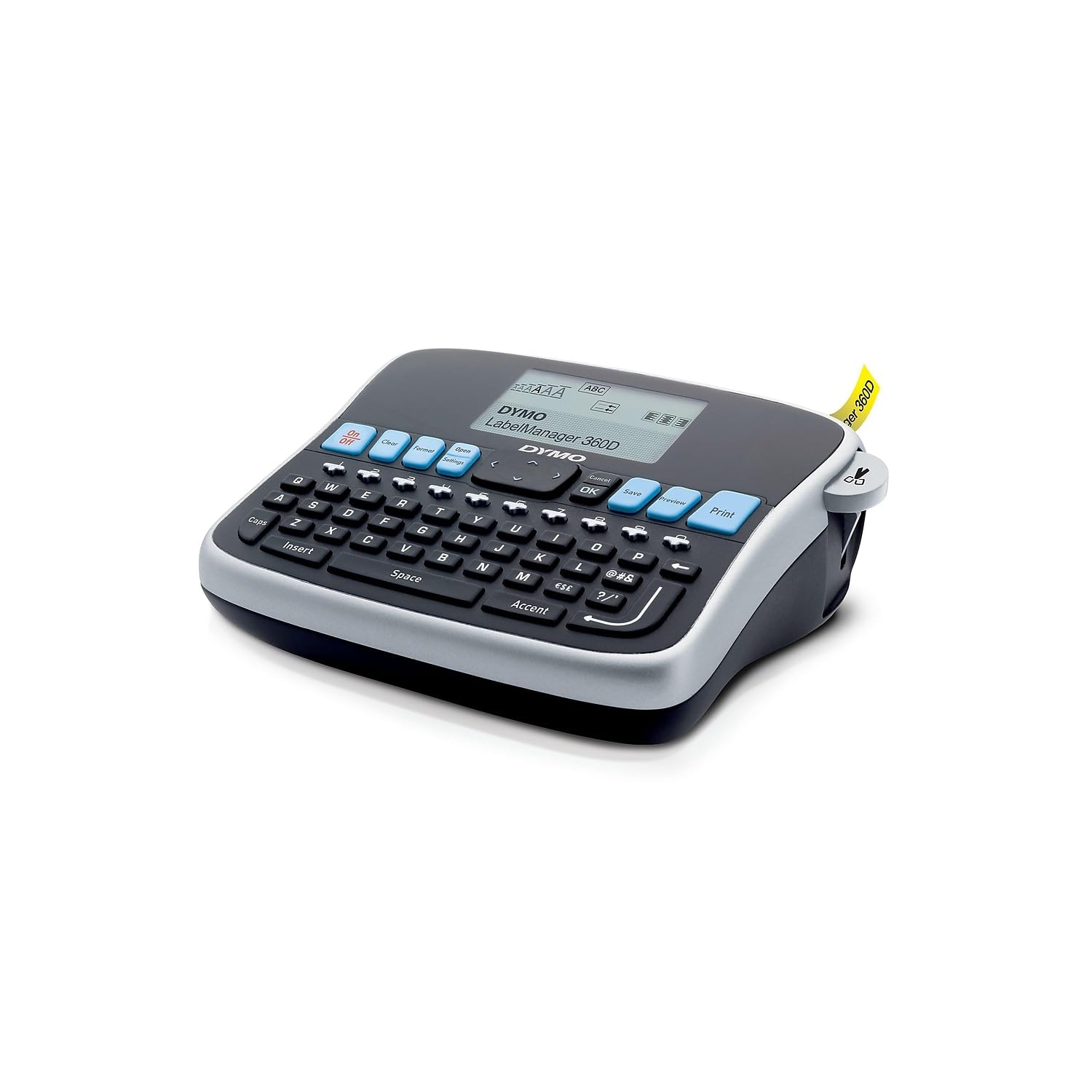 DYMO DYM1754488 LabelManager LM360D Label Maker - Portable Label Printer for Home, Office & Organization | Create Custom Labels for Storage, Files & Shipping