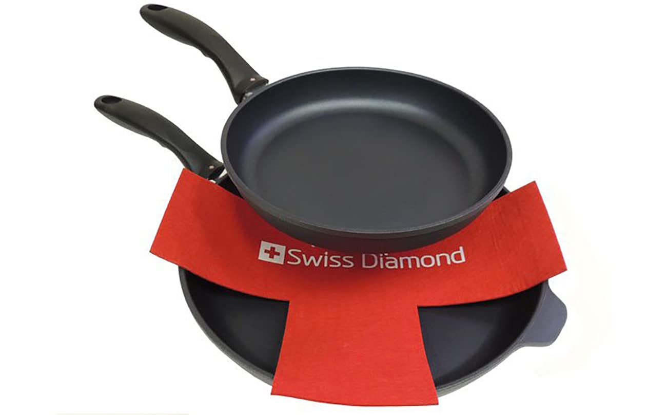 Swiss Diamond Felt Pan Protectors - Non-Slip Cookware Pads for Kitchen