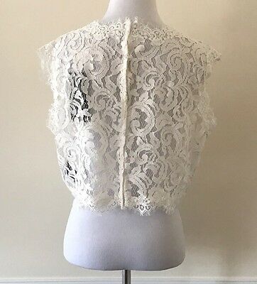 BHLDN Tadashi Shoji Savannah Bridal Topper - Elegant Lace Wedding Dress Cover-Up for Brides, Perfect for Beach & Outdoor Ceremonies