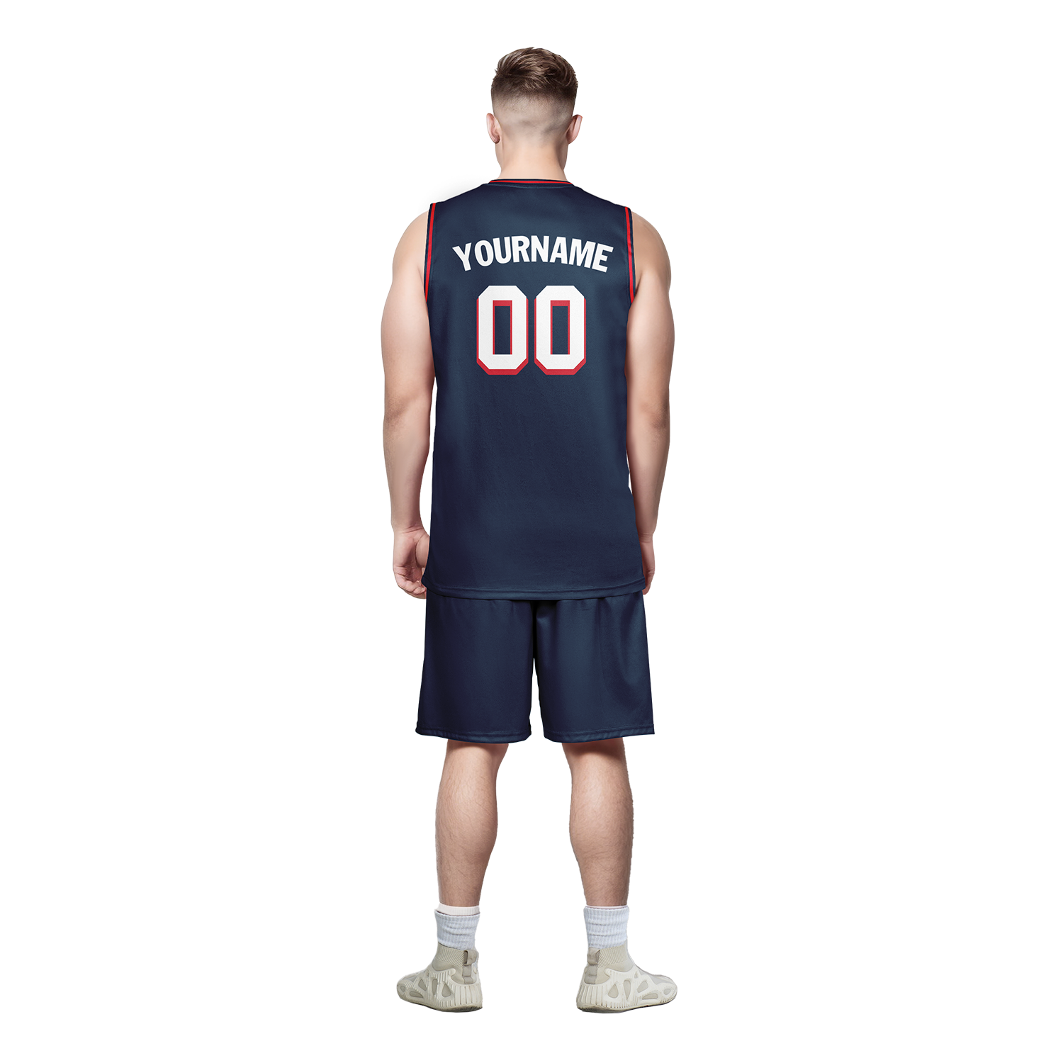 Custom Deep Blue Classic Style Basketball Jersey BBJ01 - High-Performance Sports Uniform for Men & Women - Perfect for Games, Training, and Team Events