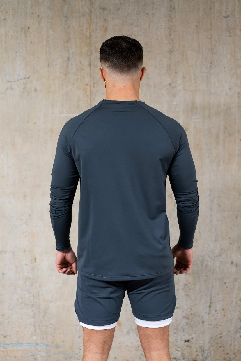 Cerus Grey Proctor 1/4 Zip Pullover Fleece Sweatshirt for Men - Lightweight Athletic Quarter Zip Jacket for Running, Hiking & Outdoor Activities