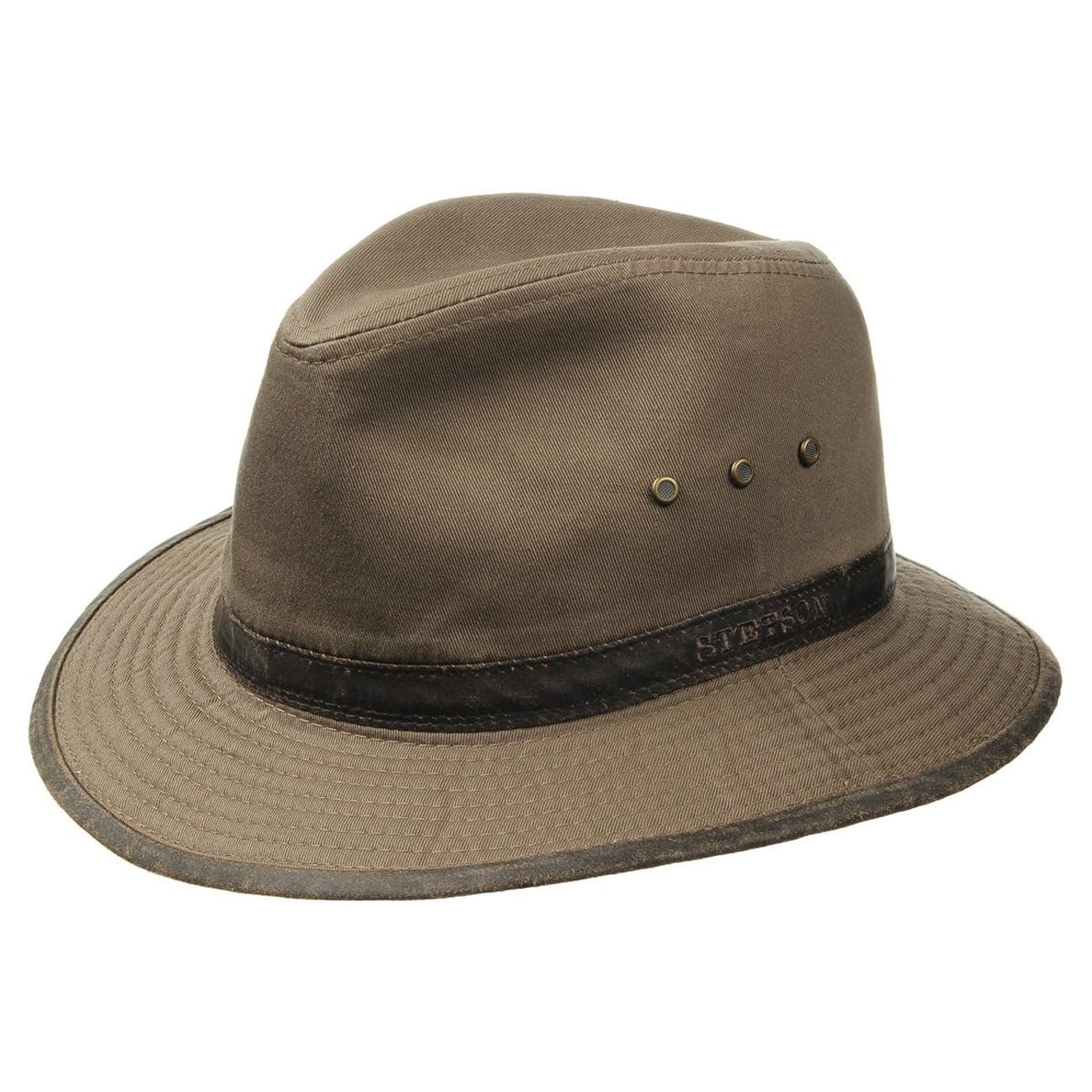 Stetson Ava Cotton Outdoor Hat - Sun Protection Wide Brim Hat for Women, Perfect for Beach, Hiking, and Summer Outdoor Activities