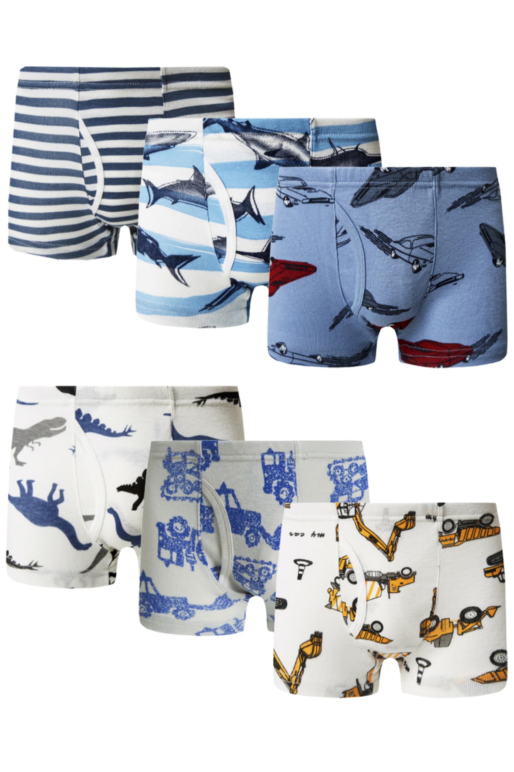 Soft Cotton Boys' Underwear Multipack - Breathable & Comfortable Briefs for Kids - Perfect for School, Play & Everyday Wear