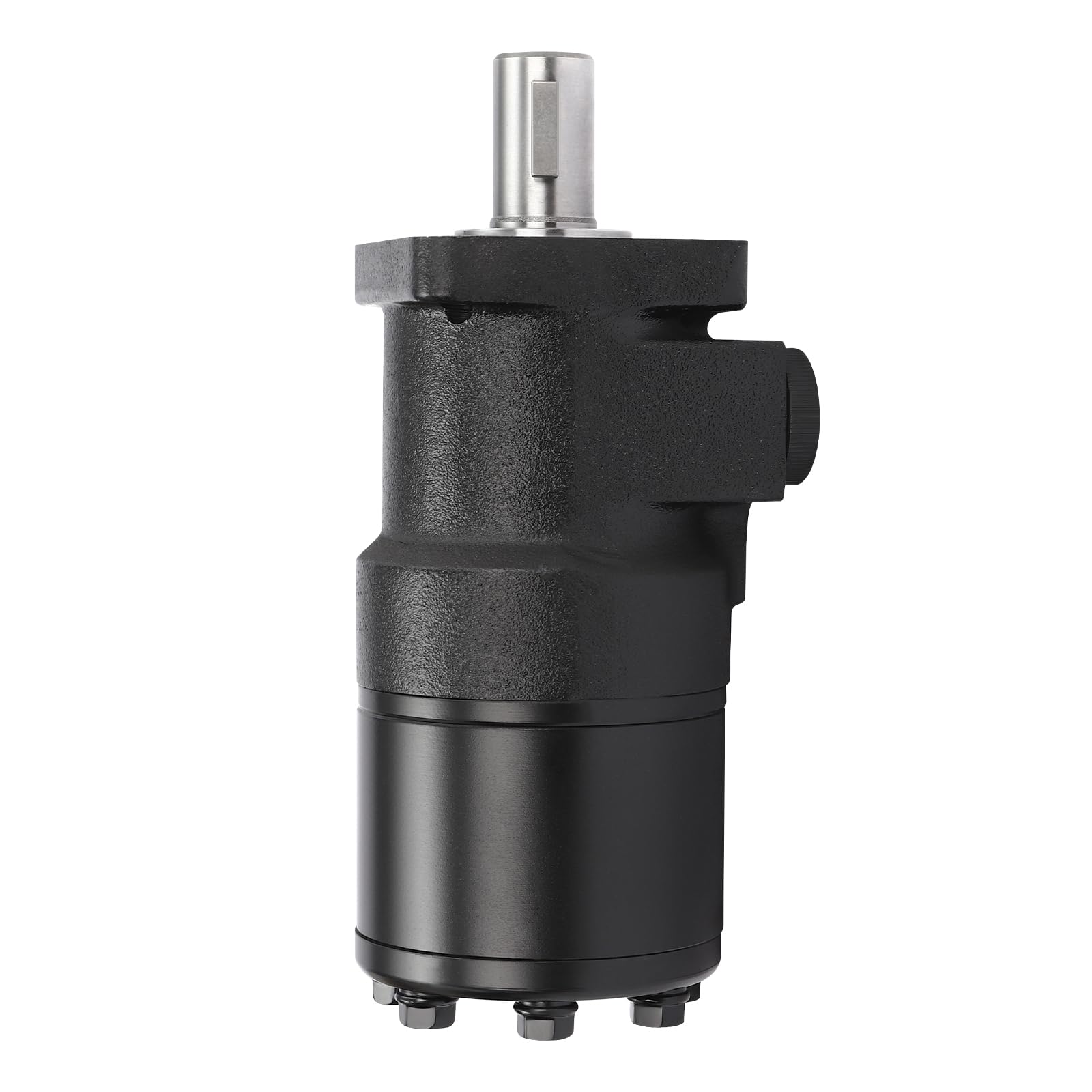 High Torque Hydraulic Wheel Motor 200RPM - Cast Iron Industrial Hydraulic Motor with 4 Flange Holes, 5MPa Max Back Pressure & Superior Sealing - Perfect for Construction Equipment, Agricultural Machinery & Heavy-Duty Industrial Applications