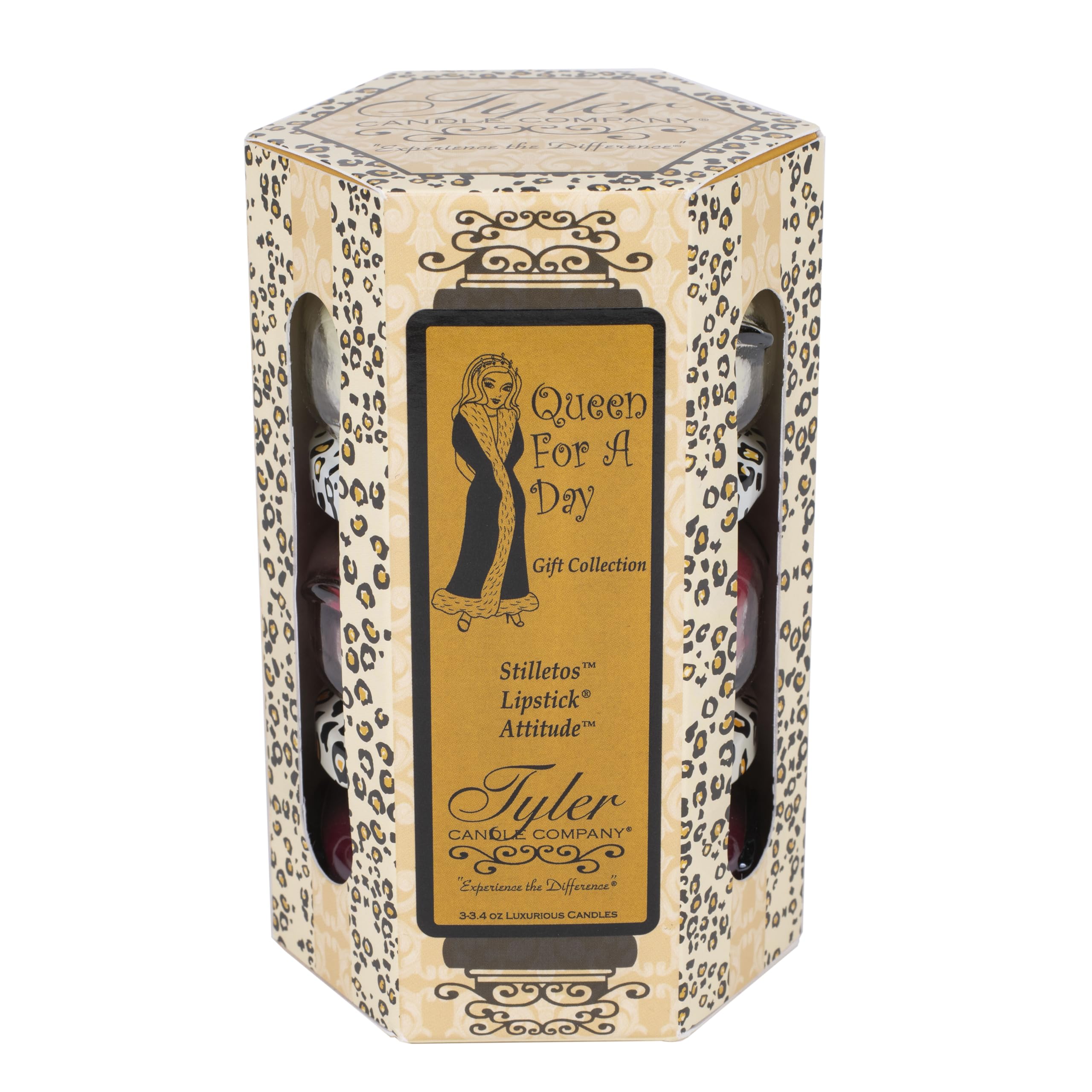 Tyler Candle Co Queen for A Day Gift Set - Luxury Scented Candles & Home Fragrance Collection - Perfect for Birthdays, Mother's Day & Home Decor Gifts
