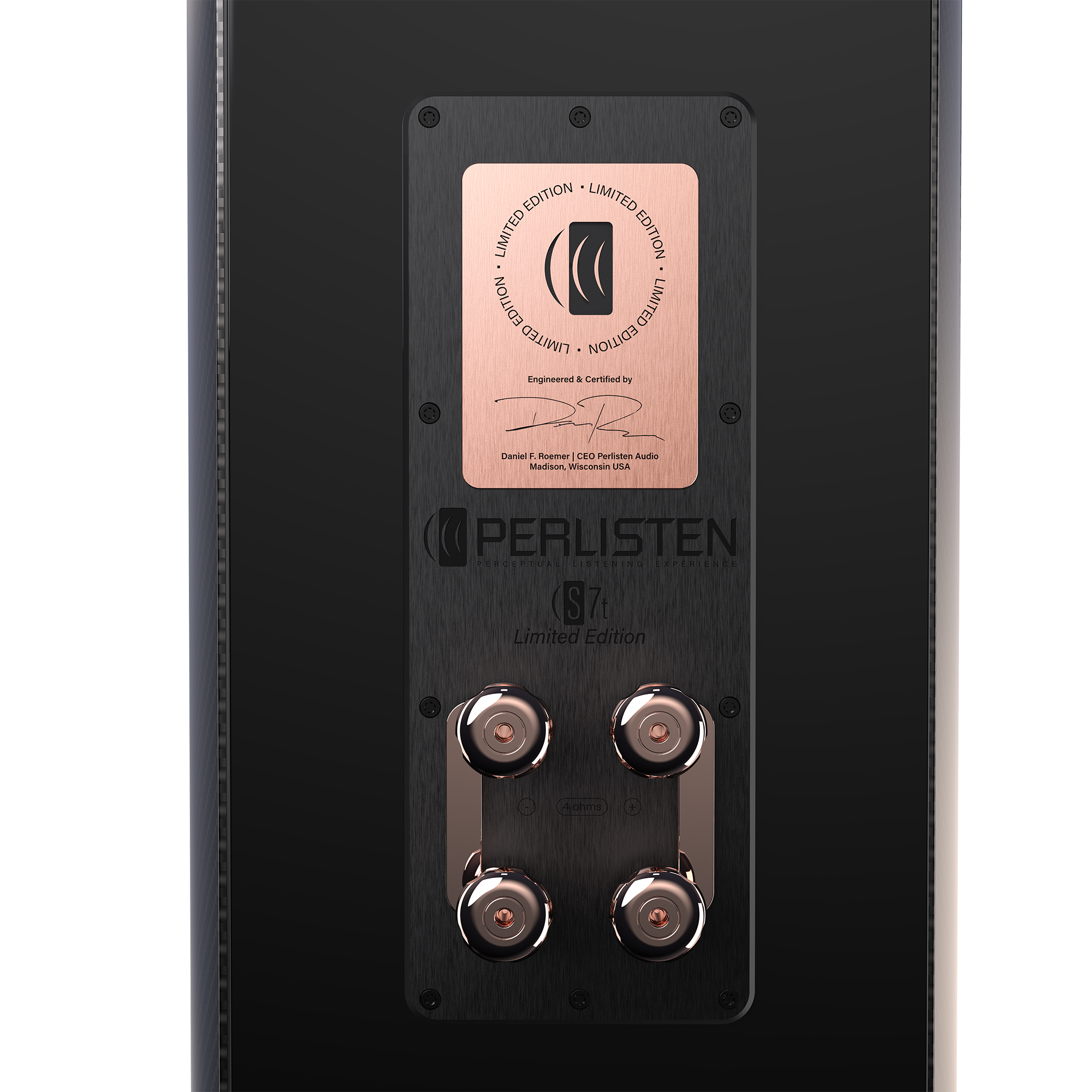 PERLISTEN Audio S7T Limited Edition Carbon Fiber Tower Speakers - High-End Home Theater & Audiophile Sound System for Movies, Music & Gaming