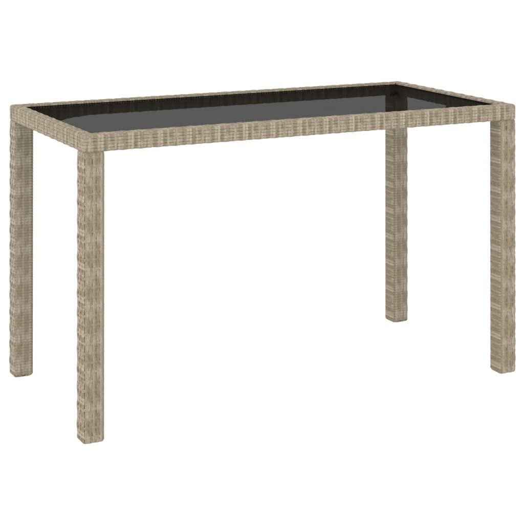 6-Piece Patio Dining Set with Cushions - Durable Poly Rattan Furniture in Beige (116 lbs) - Perfect for Outdoor Entertaining, Backyard BBQs, and Garden Relaxation
