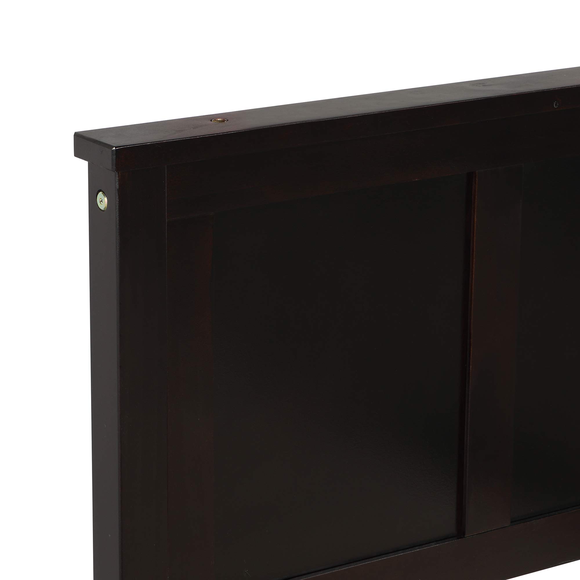 Harper & Bright Designs Twin Bed with Storage Drawers - Solid Wood Platform Bed for Kids, No Box Spring Needed, Espresso Finish - Perfect for Small Bedrooms, Guest Rooms & Kids' Rooms
