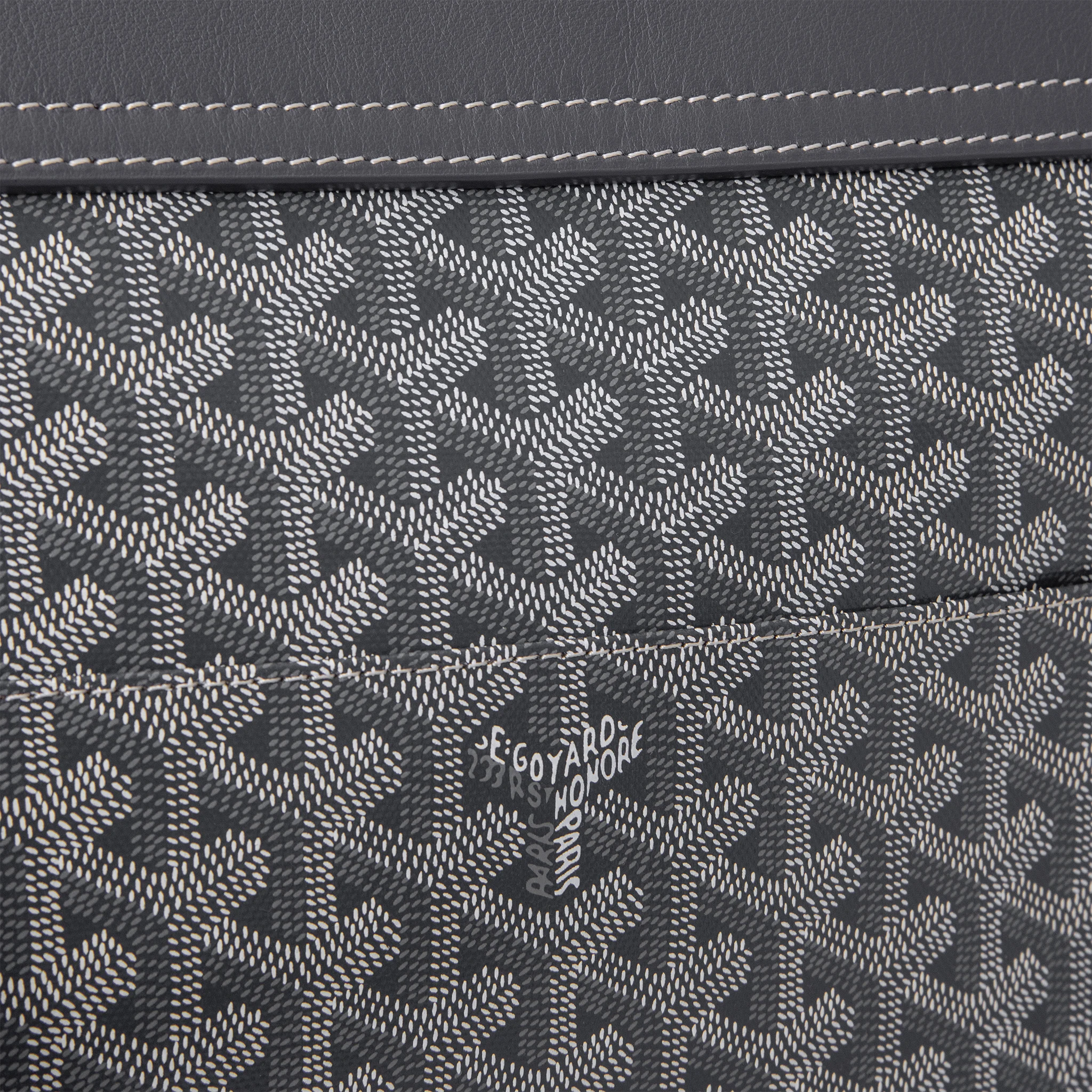 Goyard Coursier Grey Messenger Bag for Men & Women - Stylish Crossbody Shoulder Bag for Work, Travel & Everyday Use