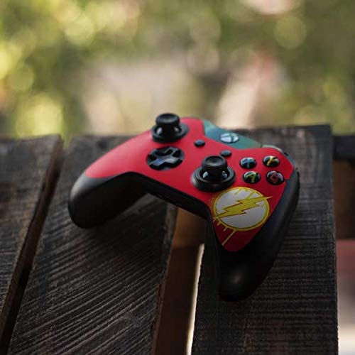 Officially Licensed Warner Bros Flash Emblem Drip Gaming Skin Decal for Xbox One Controller - Custom Protective Cover for Gamers & Collectors