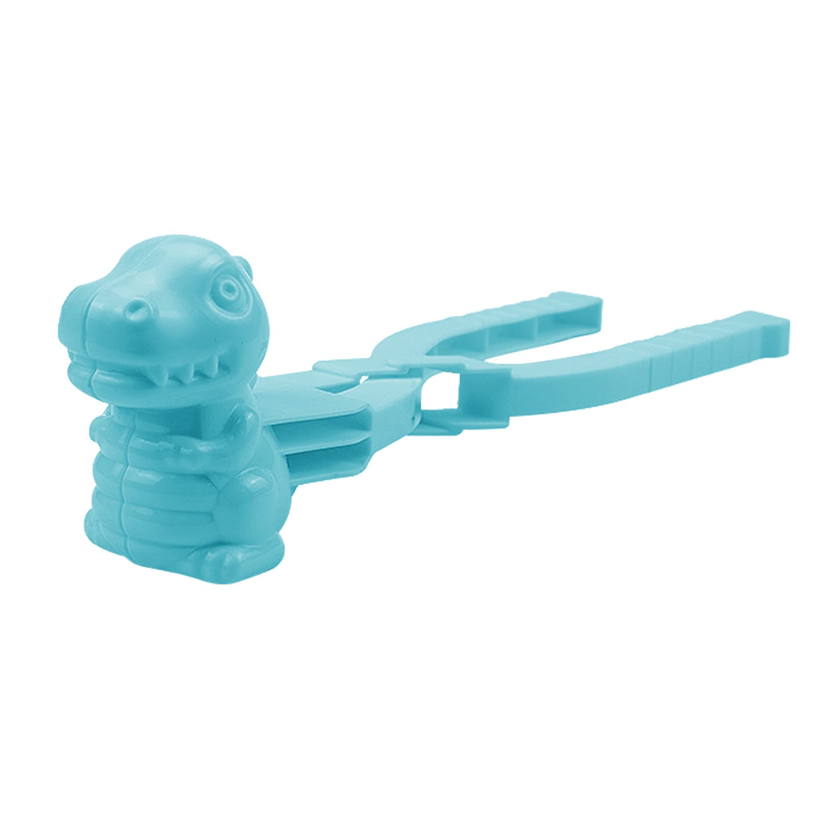Dinosaur Snowball Maker Clip - Blue Snow Ball Maker Clamp for Outdoor Winter Play & Beach Sand Molds | Kids Snowball Fight Toy, Snowman Maker & Clay Tool (1PC) | Perfect for Winter Games, Snow Play & Beach Activities