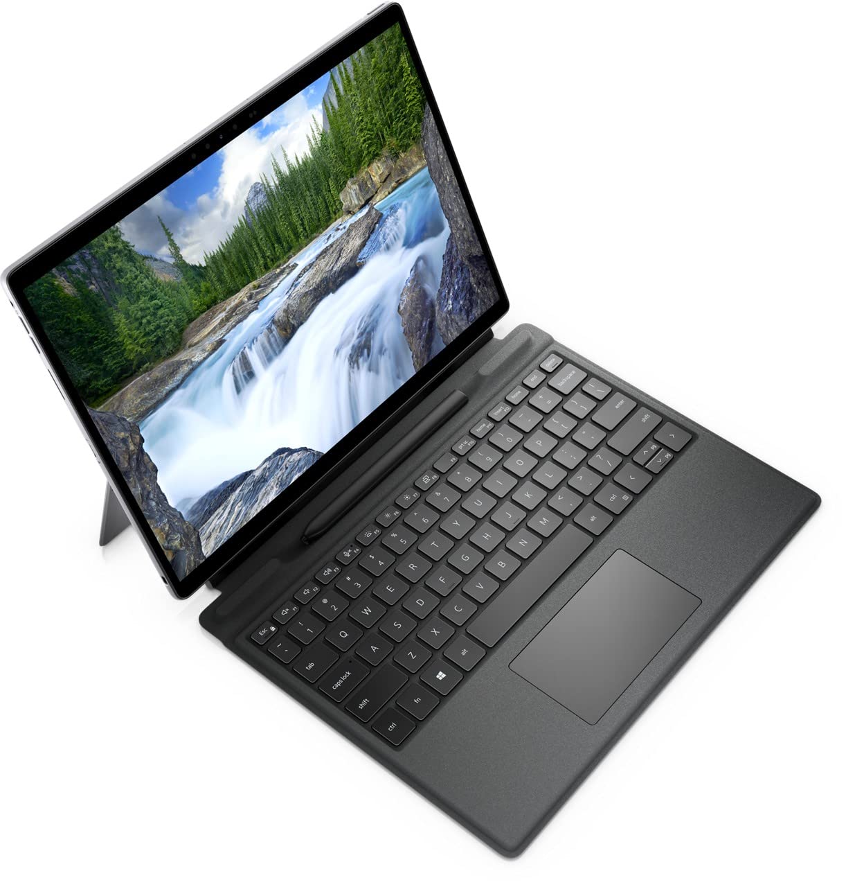 Dell Latitude 7320 Detachable Bluetooth Keyboard - AZERTY French Layout - Compact & Portable for Business Travel, Office & Remote Work