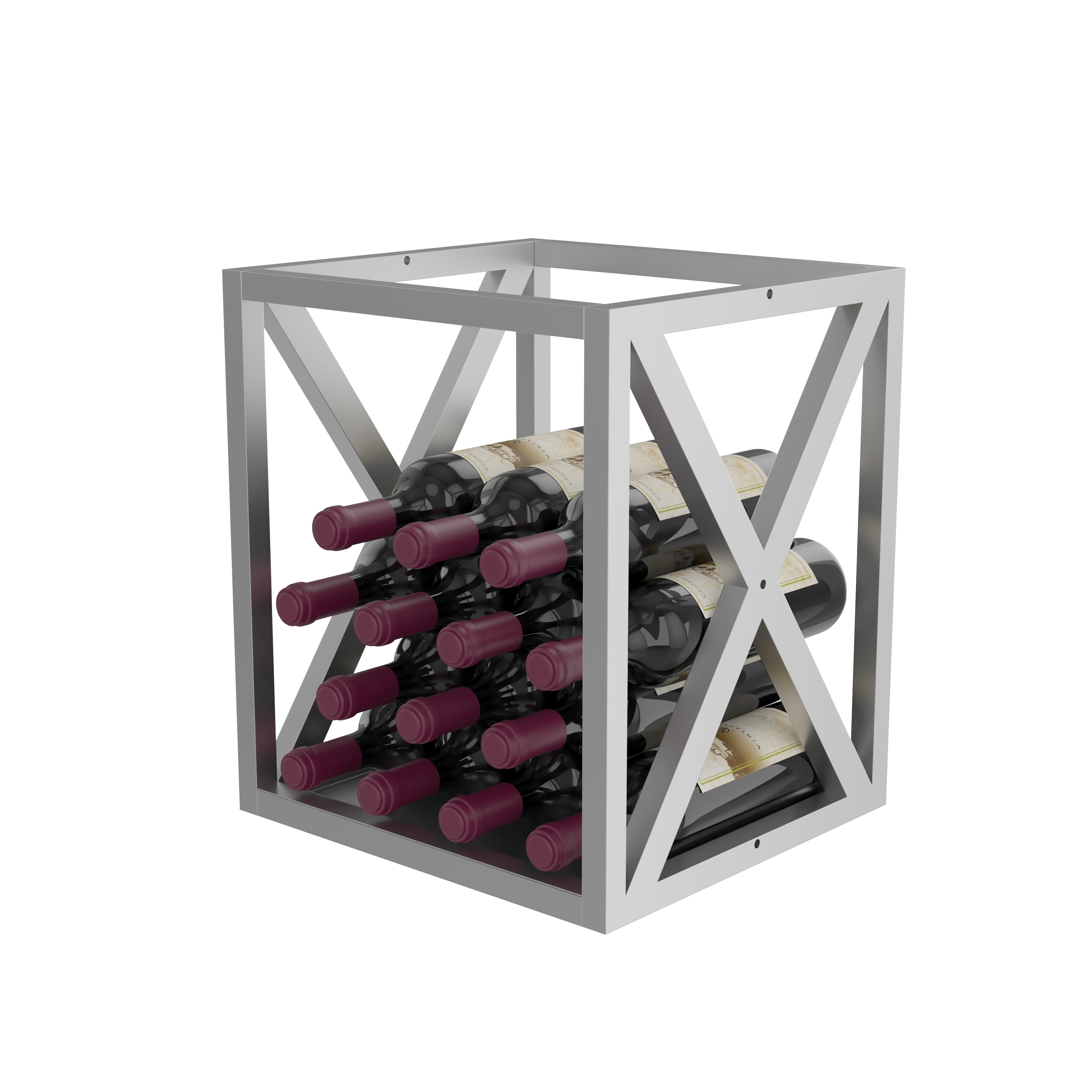 Premium Evolution Low Profile Wine Box - Elegant Wooden Wine Storage for Home, Office & Gifting | Perfect for Wine Collectors & Entertaining Guests