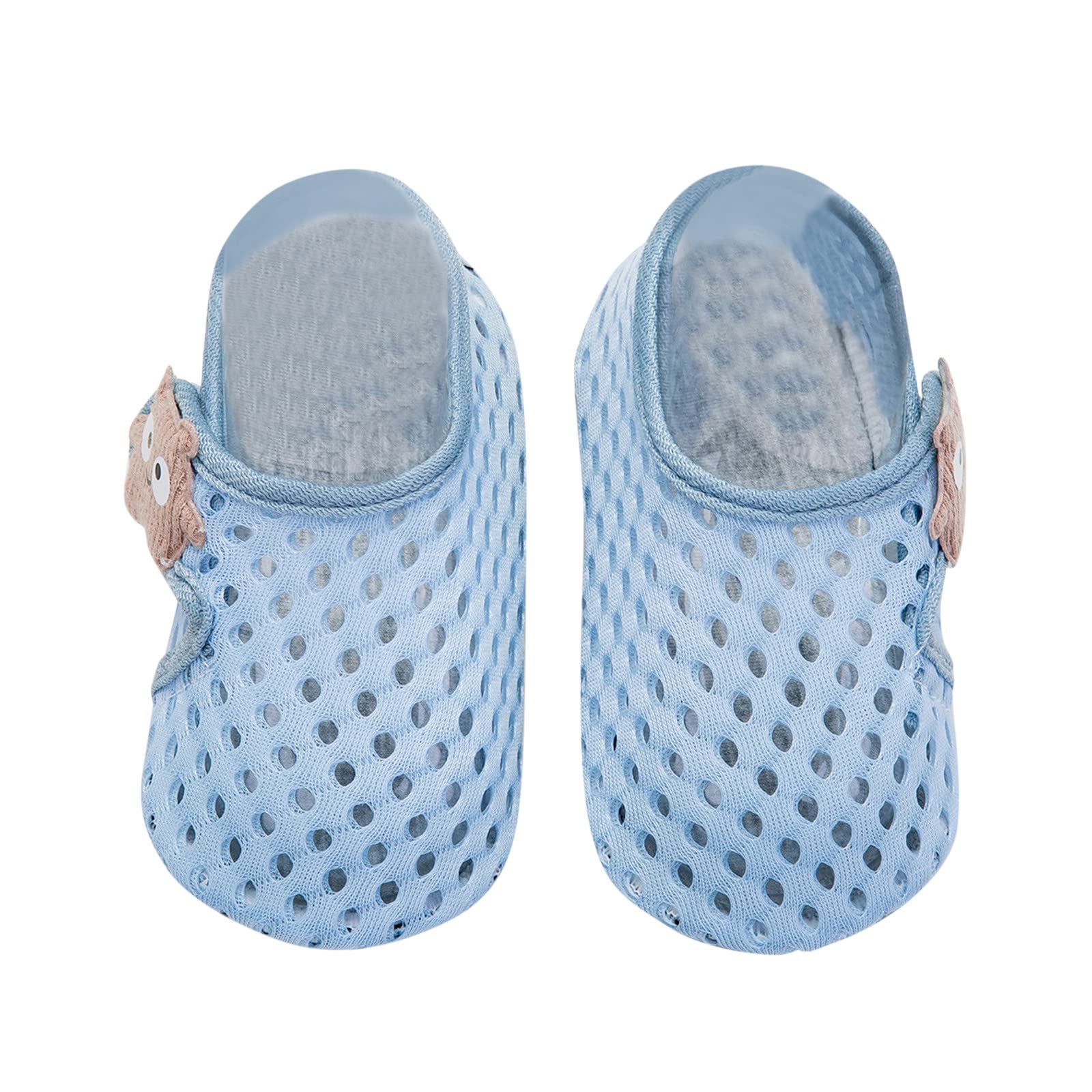 **Toddler Boys' Light Up Tennis Shoes - Size 8 Non-Slip Barefoot Socks with Animal Cartoon Pattern, Breathable Mesh for Infants & Kids - Perfect for Indoor Play, Daycare, and Outdoor Activities**
