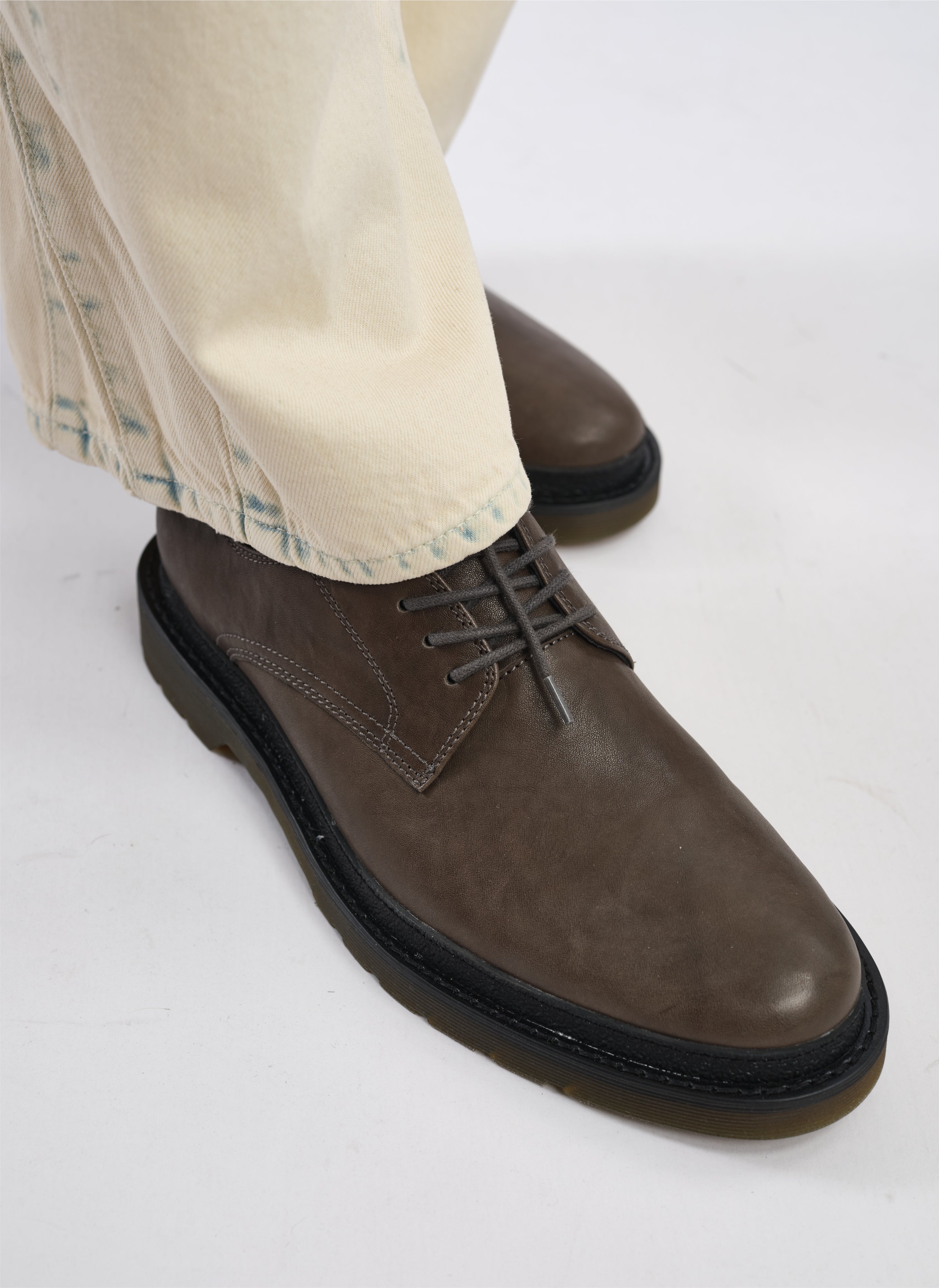 Premium Genuine Leather Derby Shoes for Men - Classic Comfort & Style - Perfect for Business, Casual & Formal Occasions