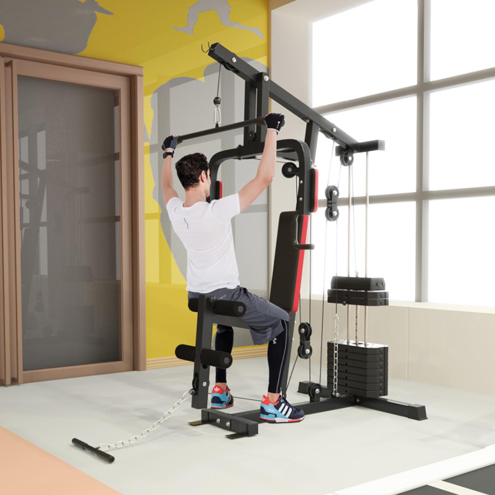 Multifunctional Home Gym System - Full Body Workout Equipment for Strength Training & Fitness | Perfect for Home Gym, Small Spaces & Personal Training