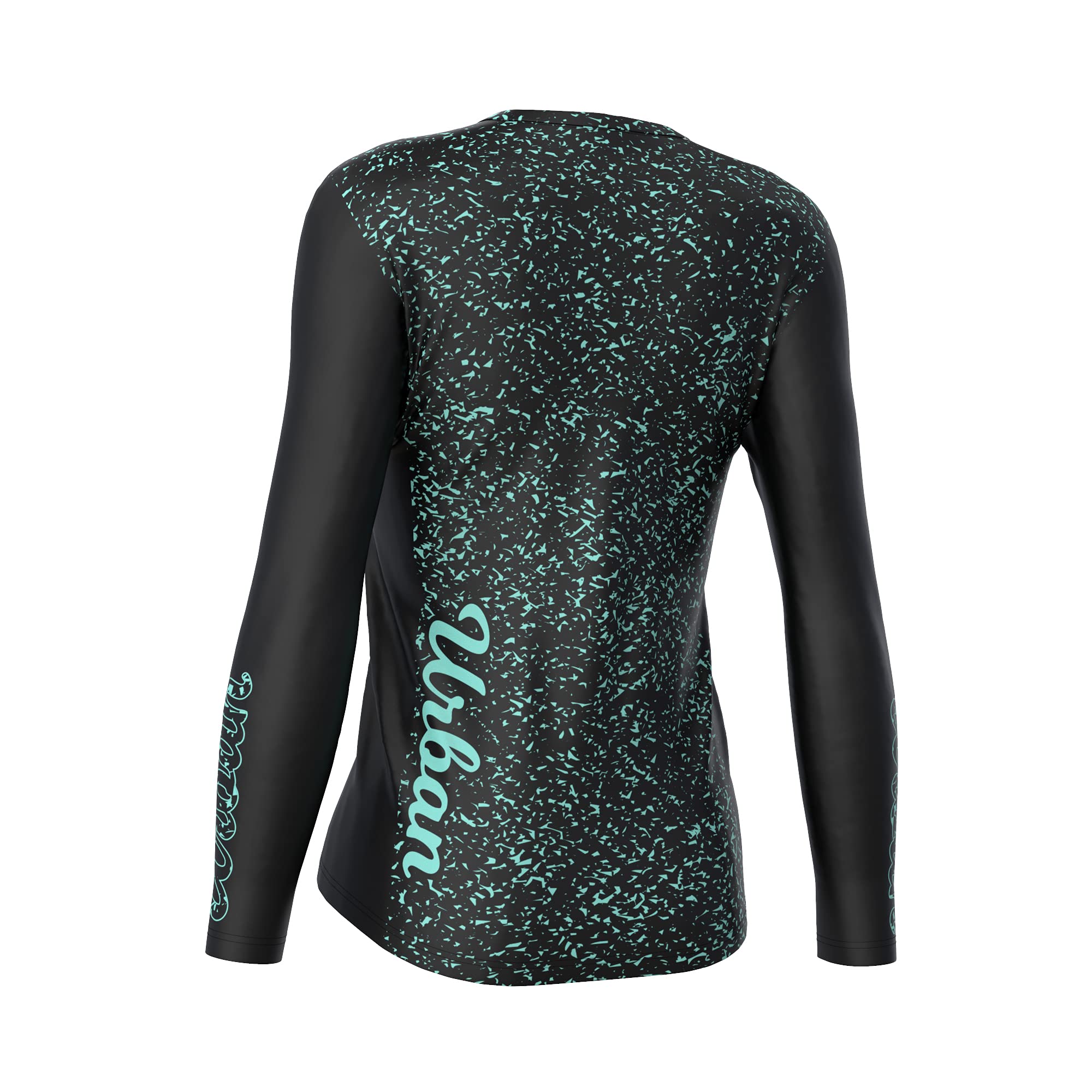 **Women's Long Sleeve MTB Mountain Bike Cycling Jersey - Breathable & UV Protection - Perfect for Trail Riding & Outdoor Adventures**