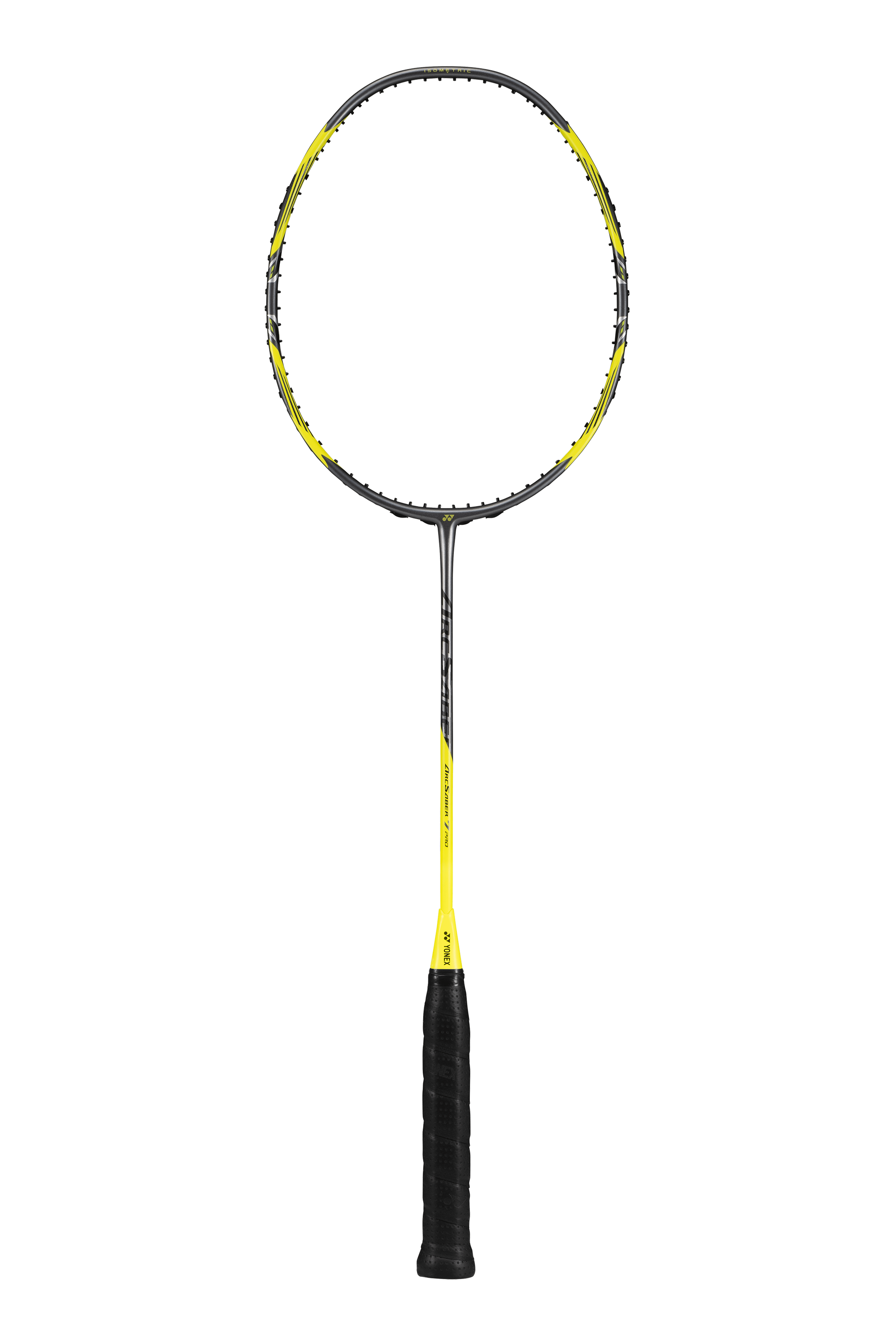 Yonex Arcsaber 7 PRO Badminton Racket [Gray/Yellow] Unstrung - Professional Grade for Competitive Play & Training