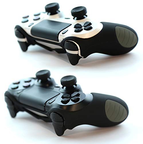 PAXO 2-Pack Black Silicone Protective Case Cover for PS4 Controller - Durable Grip, Shockproof Design for Enhanced Gaming Experience