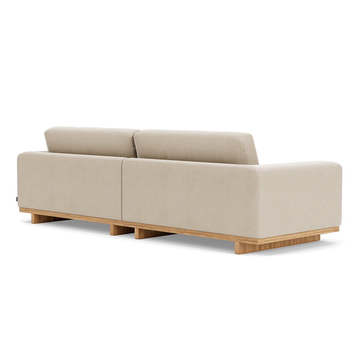 Aya Fabric 3.5 Seater Sofa - Modern Living Room Couch with Soft Upholstery, Comfortable Sectional Sofa for Home, Office & Lounge Areas