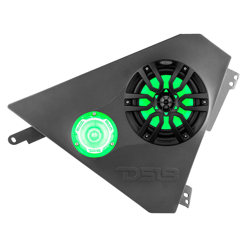 Polaris Slingshot Front Kick Panel 2 X 6.5 Enclosure with NXL 6/BK and PRO TW1L | Compatible with 2015-Current Models | Perfect for Off-Road Adventures & Custom Upgrades