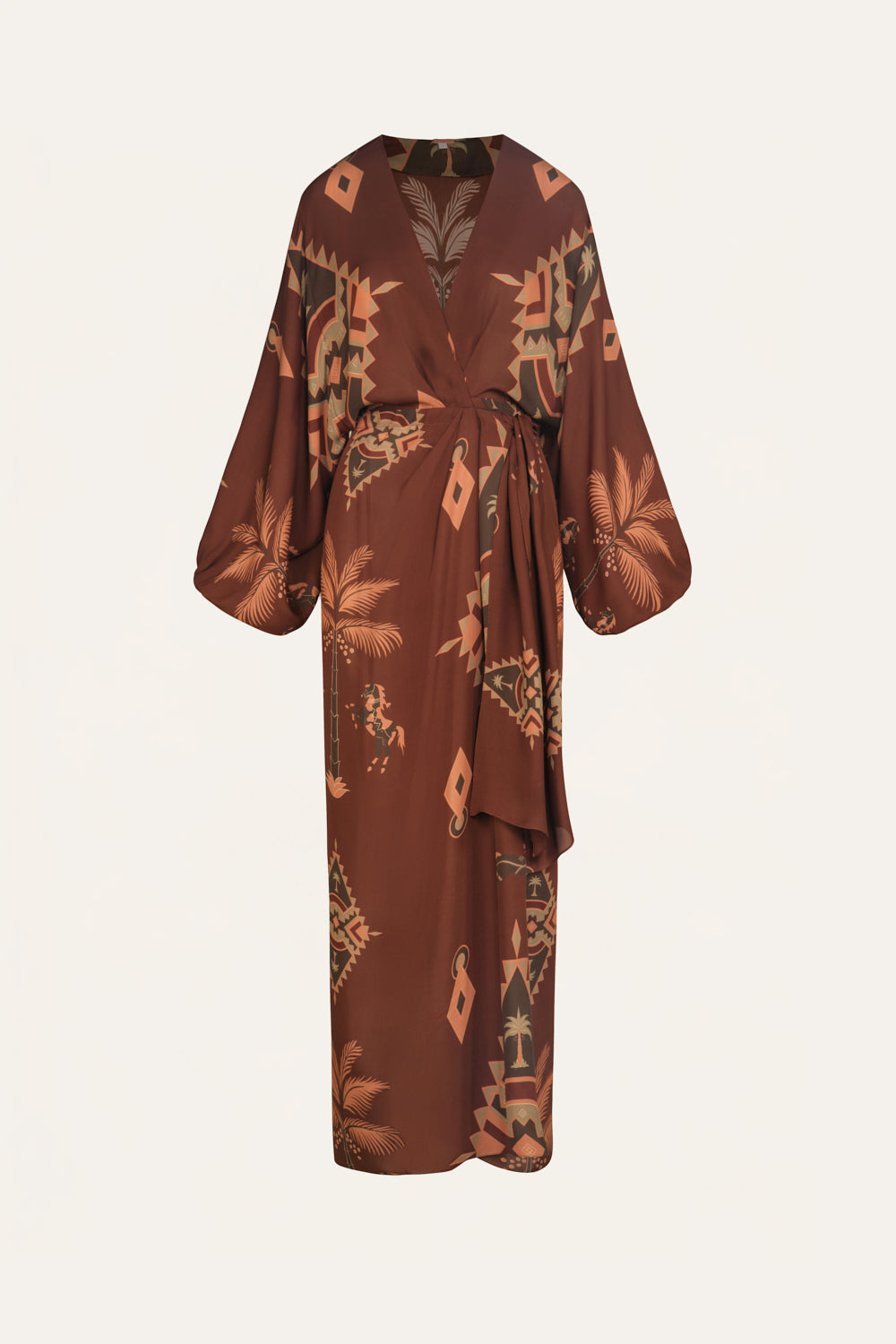 Elegant Brown Infinity Dress for Women - Perfect for Weddings, Parties & Special Occasions