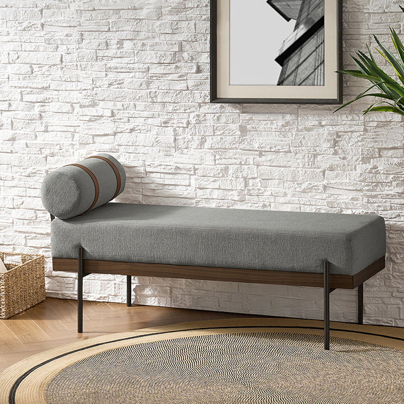 Gabril Bench - Modern Wooden Bench with Cushion, Sturdy & Comfortable Seating for Living Room, Bedroom, Entryway, and Outdoor Use