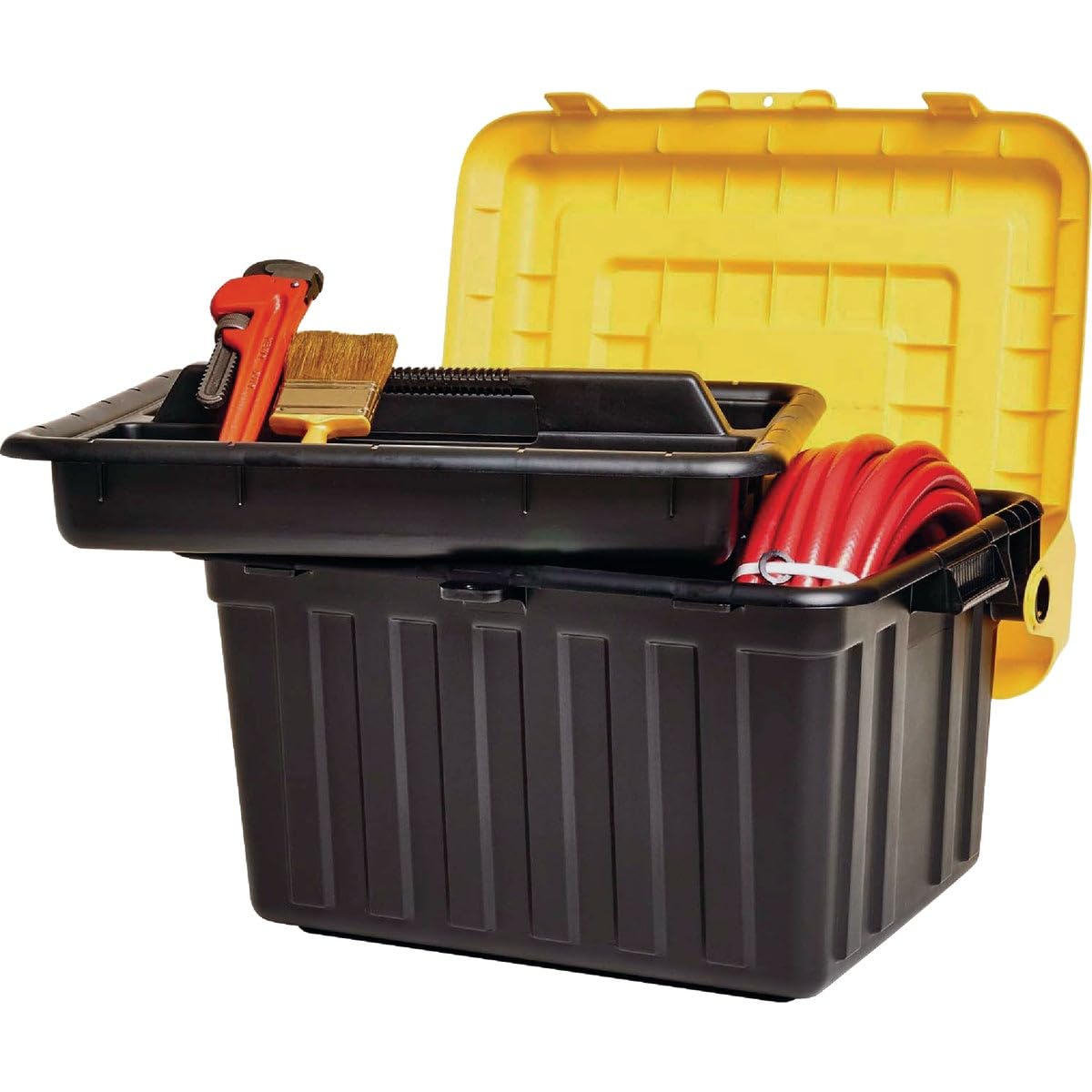 Homz Tote Locker with Tray - Perfect for Home & Office Storage