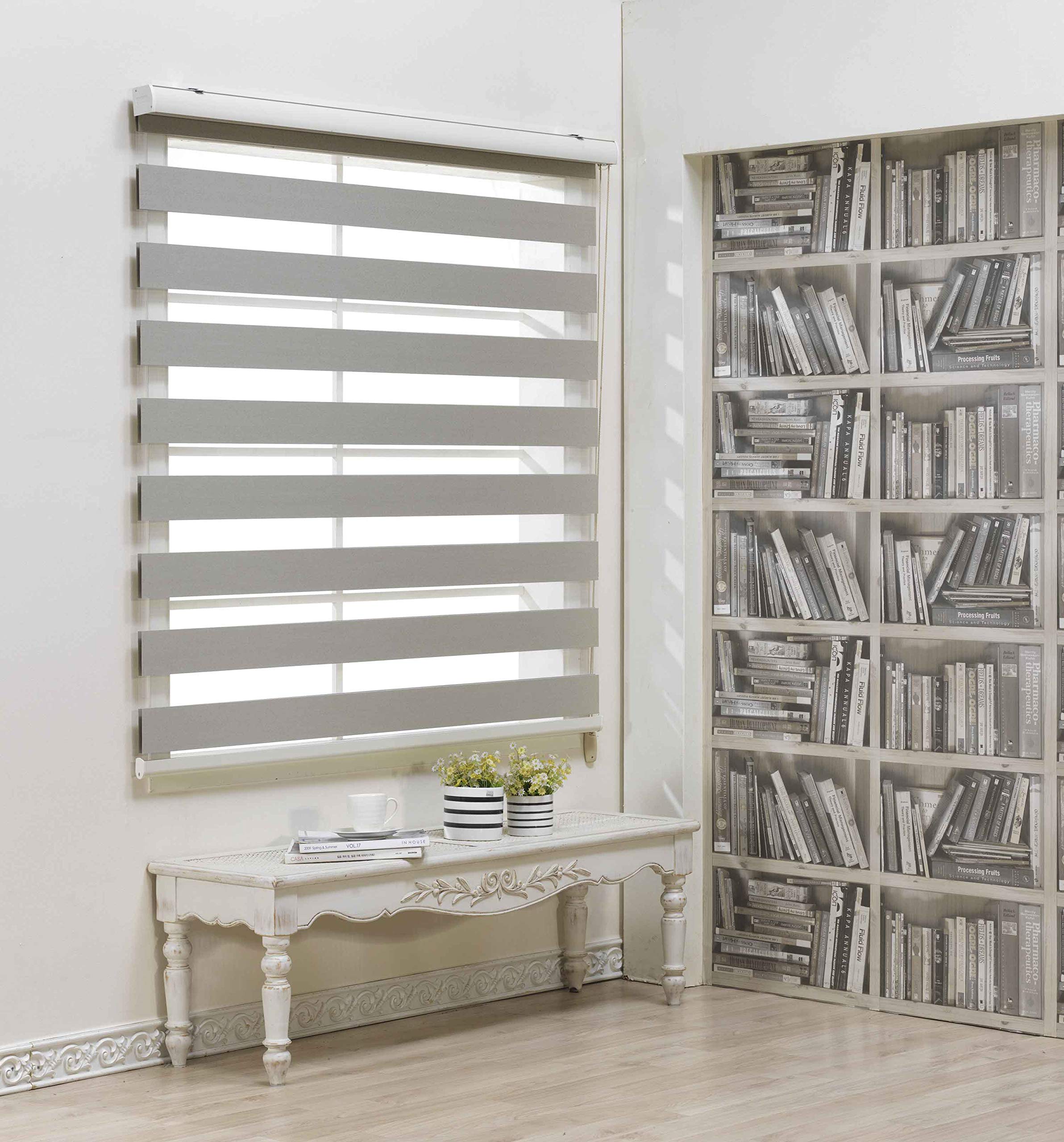Custom Cut to Size Blackout Zebra Roller Blinds [48