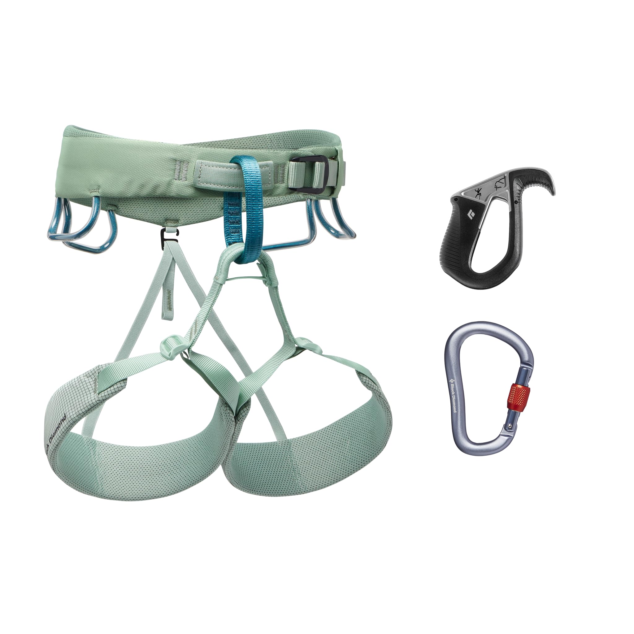 Black Diamond Women's Rock Climbing Harness - Pilot Package for Outdoor Adventures
