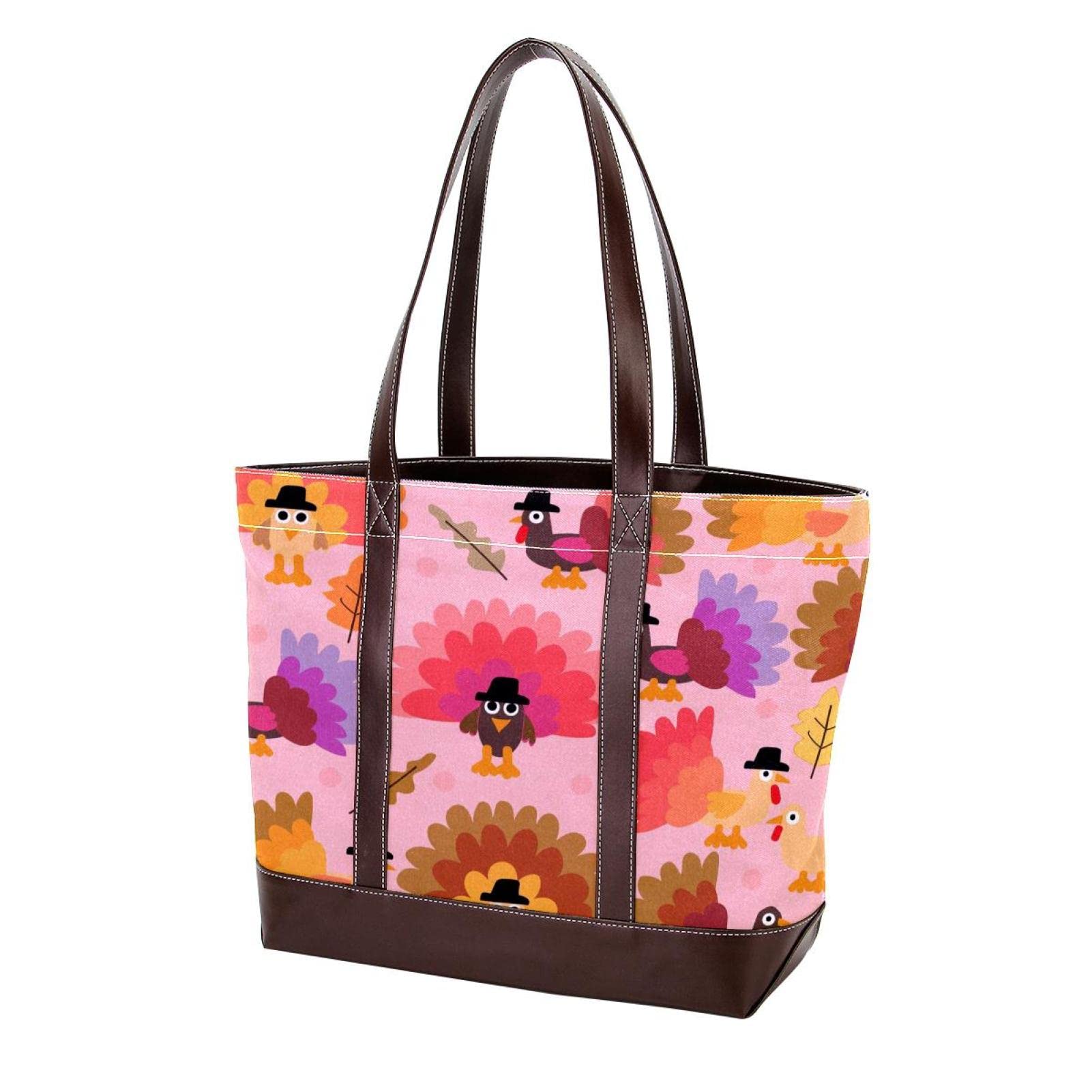Grimace Skull Tote Bag for Women - Large Leather Canvas Purse with Top Handle, Shoulder Satchel Hobo Bag | Gothic Fashion Accessory, Casual Day Out, Shopping & Travel Companion