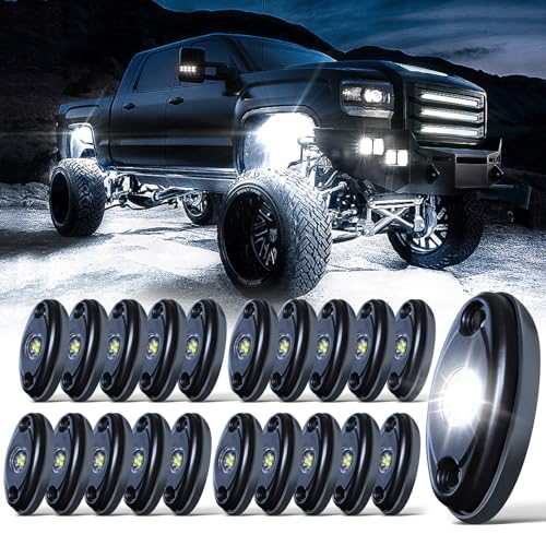LED R1 Rock Lights White 20 PCS
